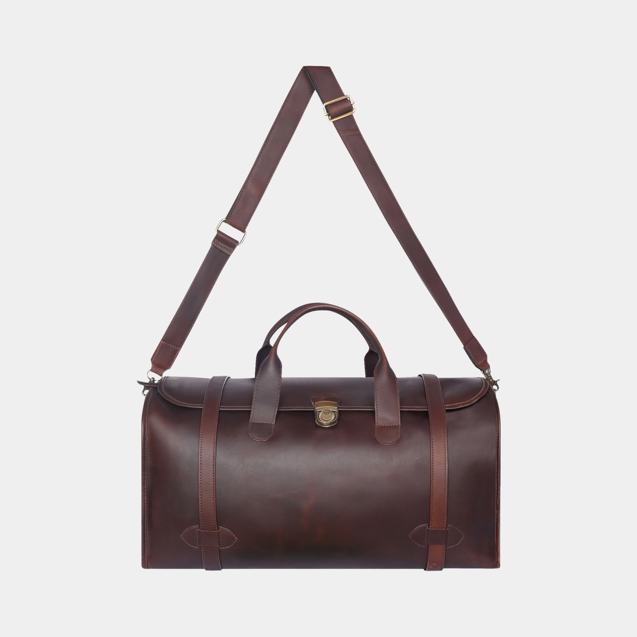Tony Duffle / Weekend Bag - Dark Brown