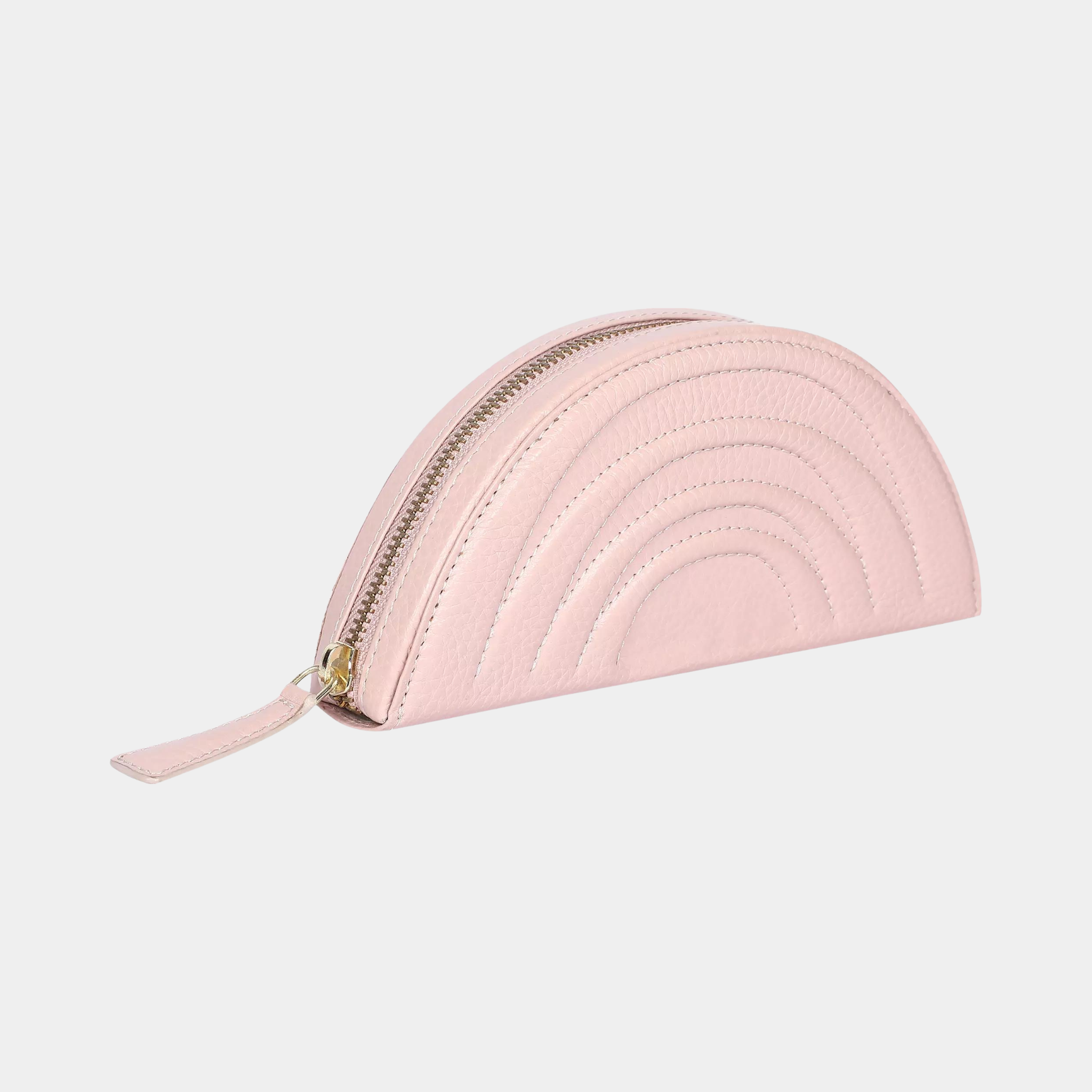 Kathy Halfmoon Shape Pouch - Light Pink