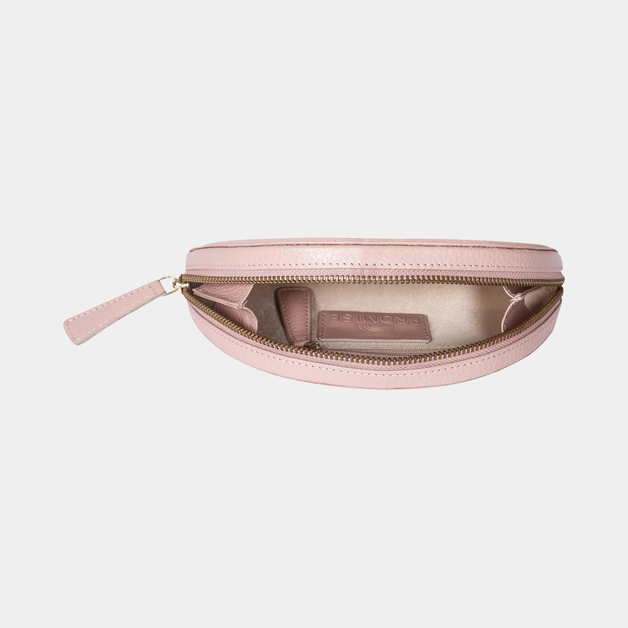 Kathy Halfmoon Shape Pouch - Light Pink