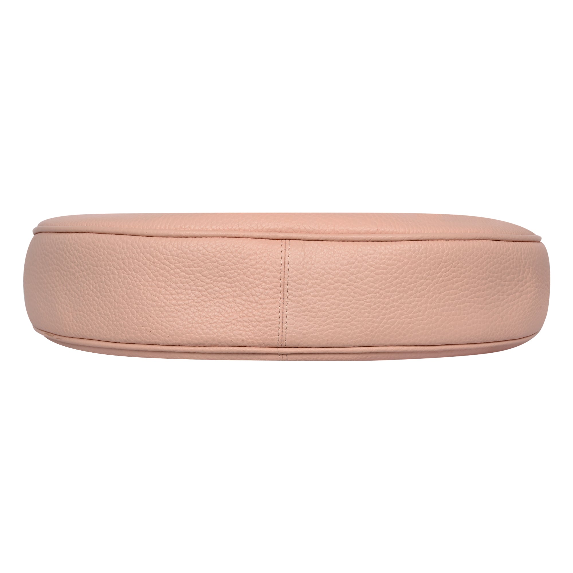 Jesse Minimalist Stylish Half Moon Crossbody Bag - Light Pink