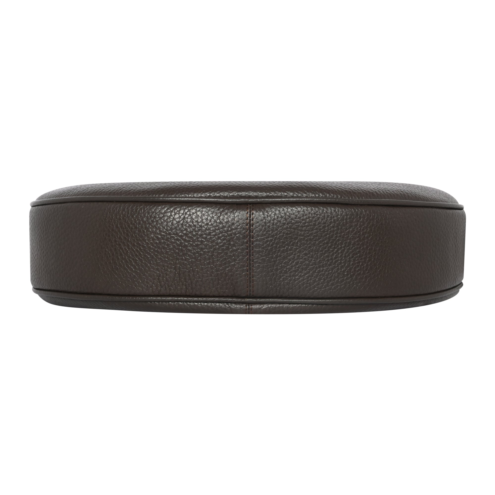 Jesse Minimalist Stylish Half Moon Crossbody Bag - Brown