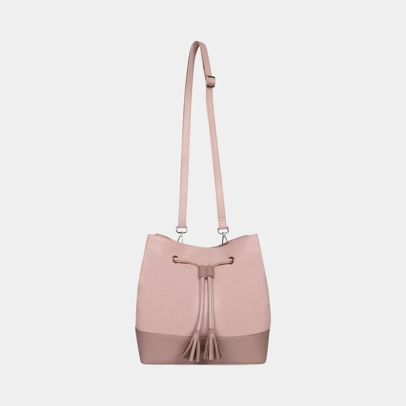 Carla Drawstring Bag - Light Pink