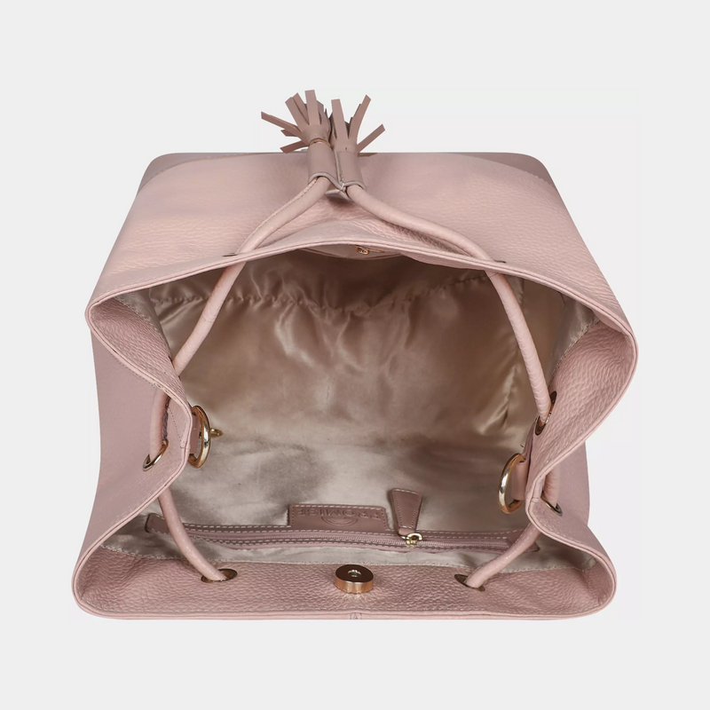 Carla Drawstring Bag - Light Pink