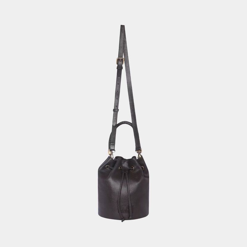 Sally Drawstring Bag - Brown