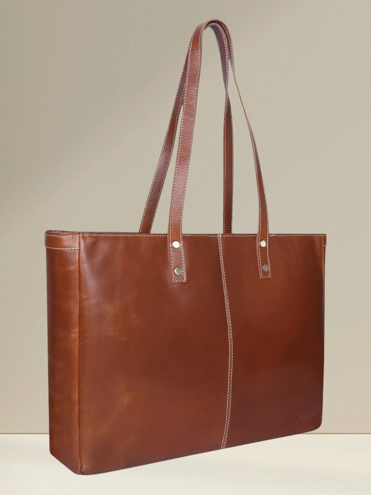 Evelyn Tote Bag - Cognac