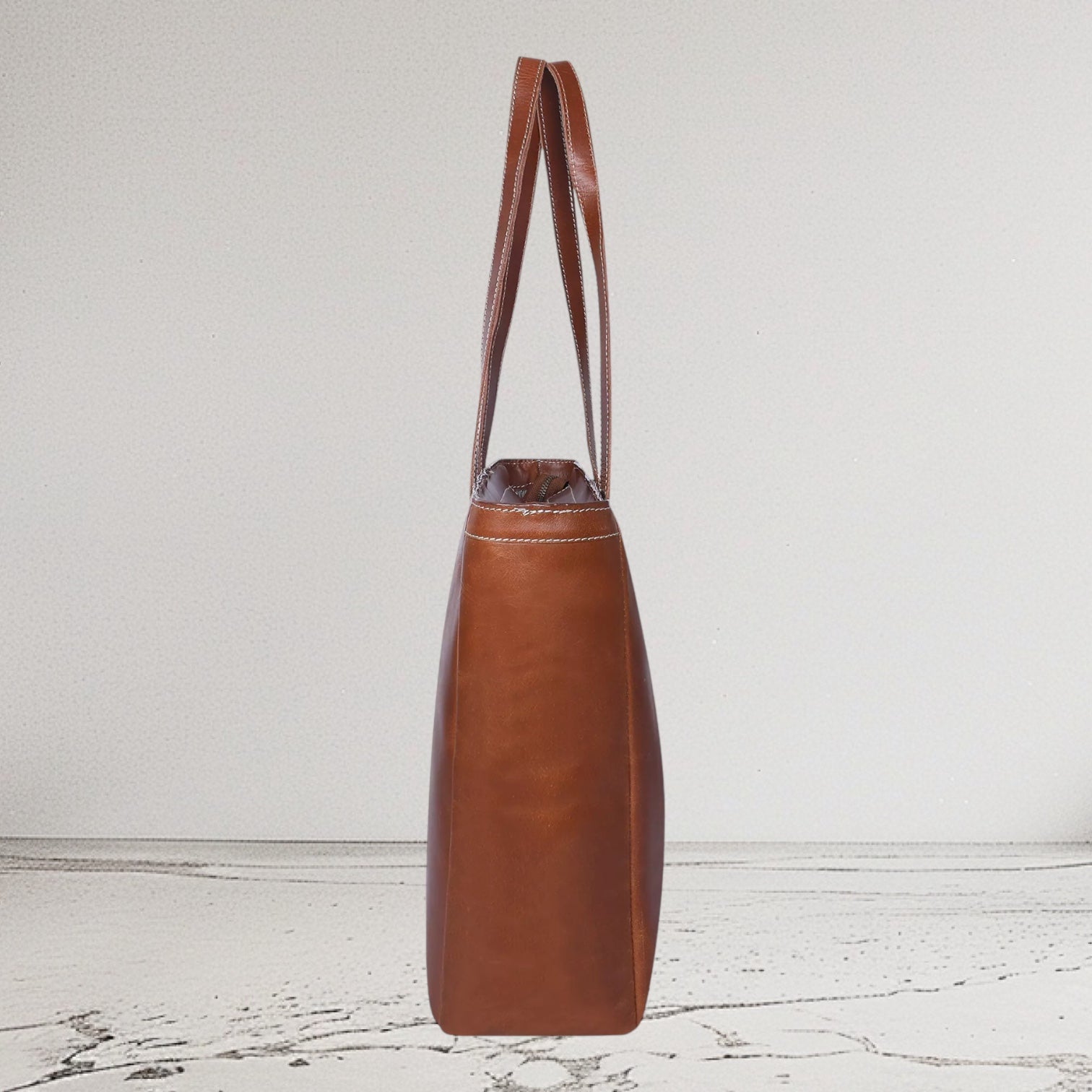 Evelyn Tote Bag - Cognac