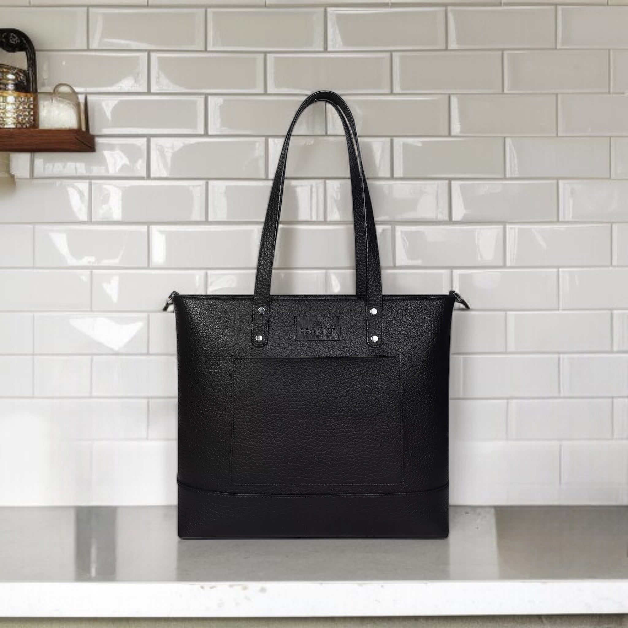 Carla Tote Bag - Black