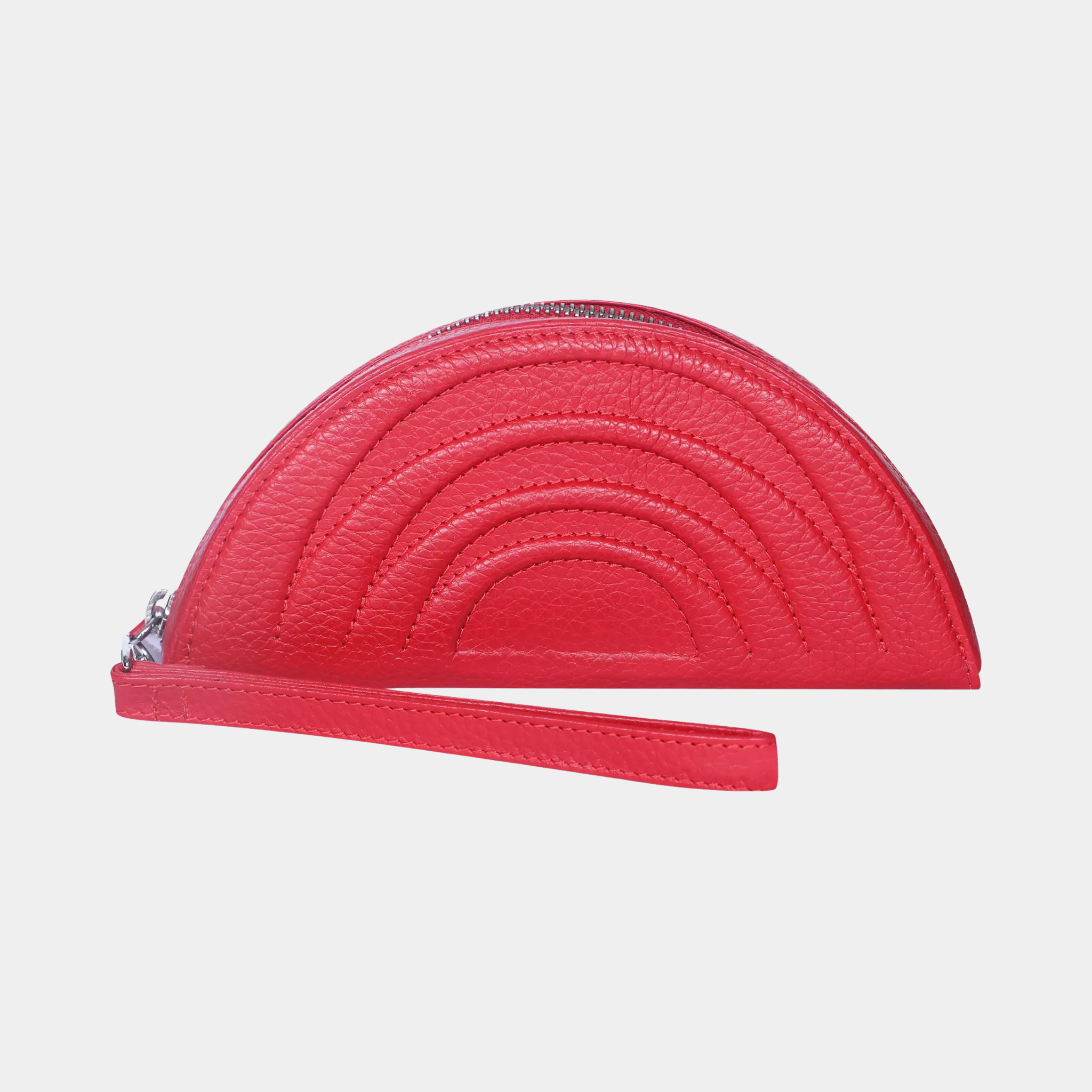 Kathy Halfmoon Shape Pouch - Red