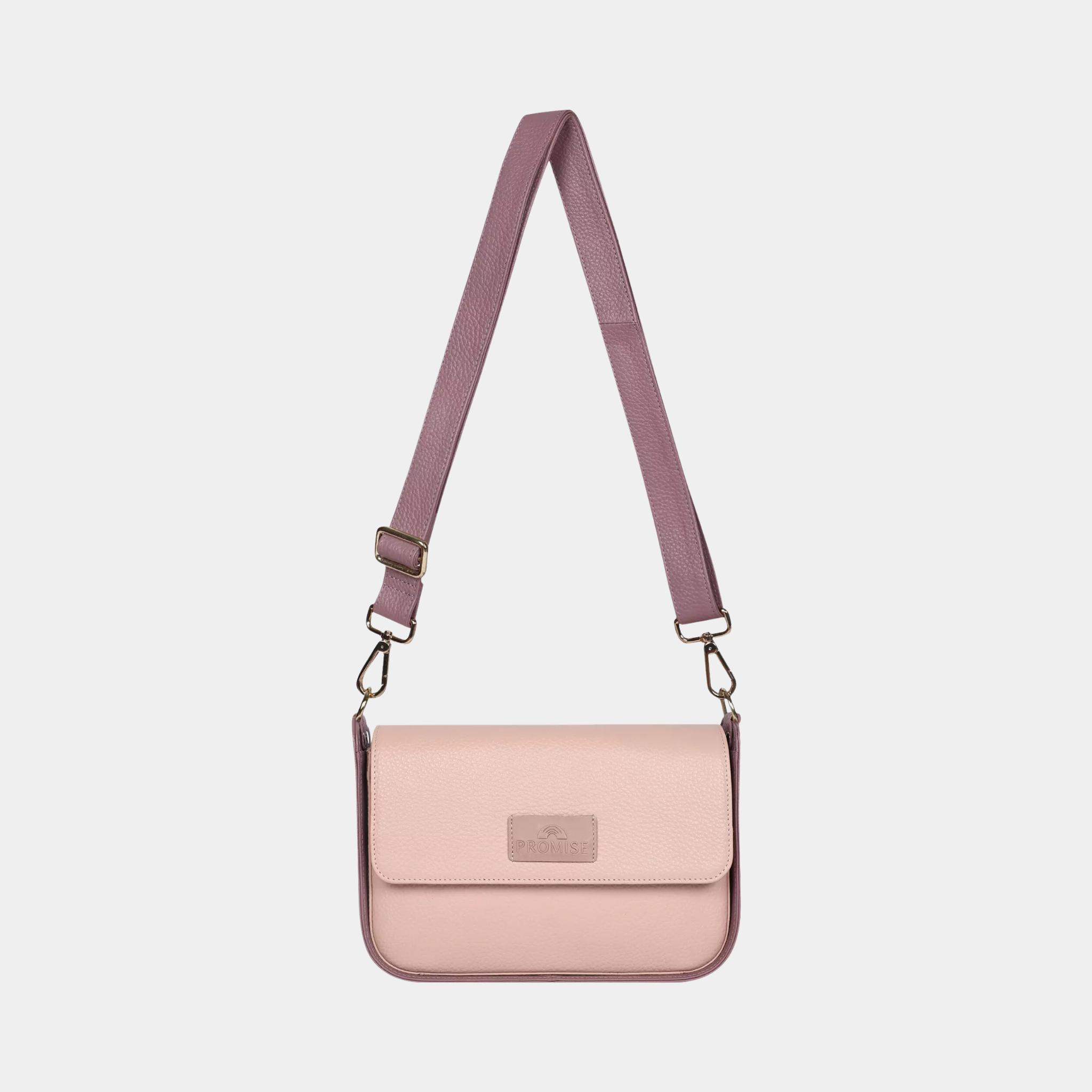 Lara Violet & Pink Crossbody Bag