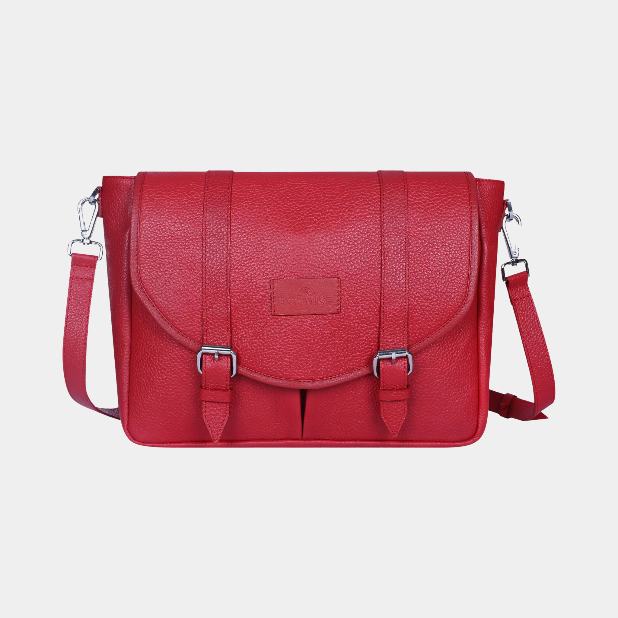 Leonie Messenger Bag - Red