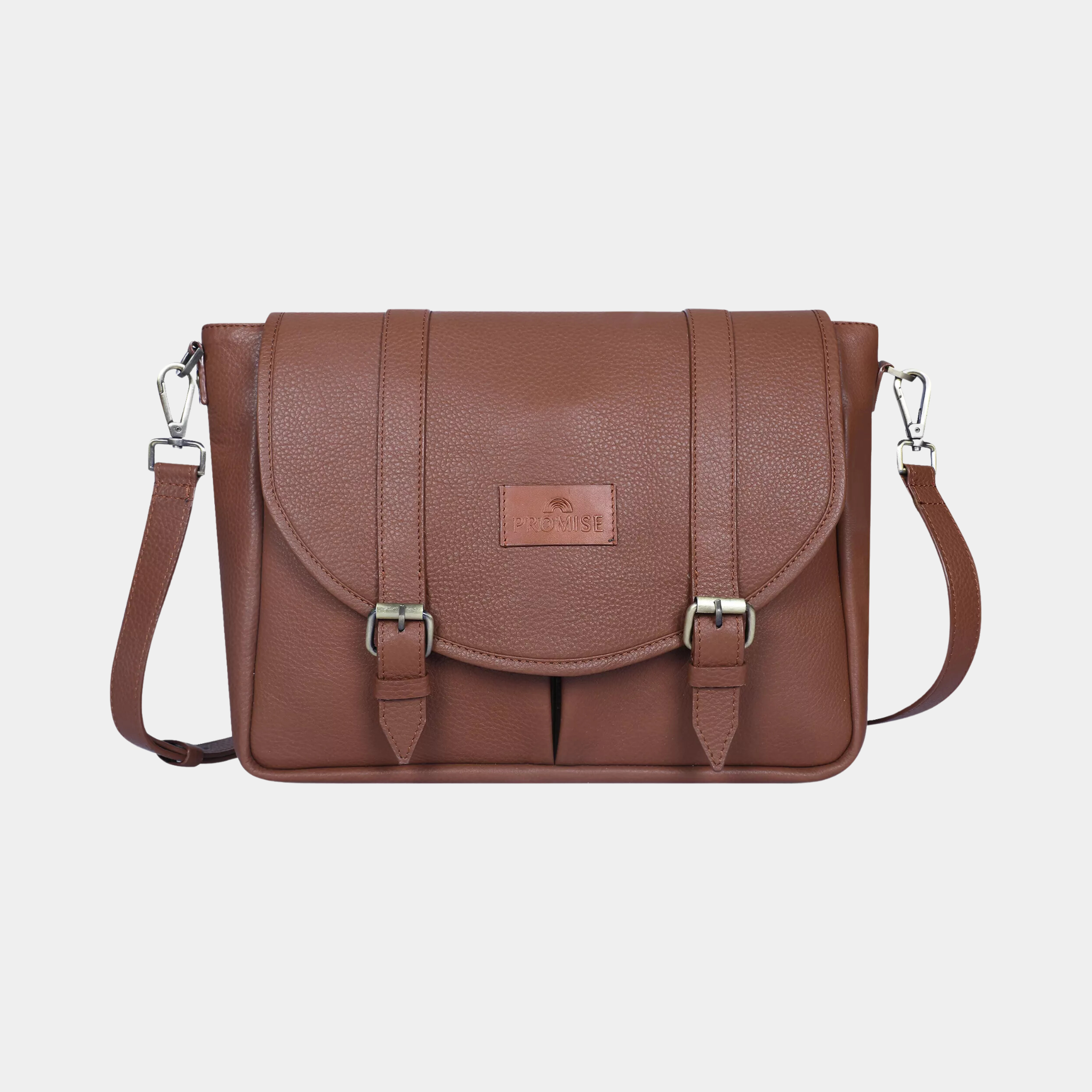 Leonie Messenger Bag - Brown