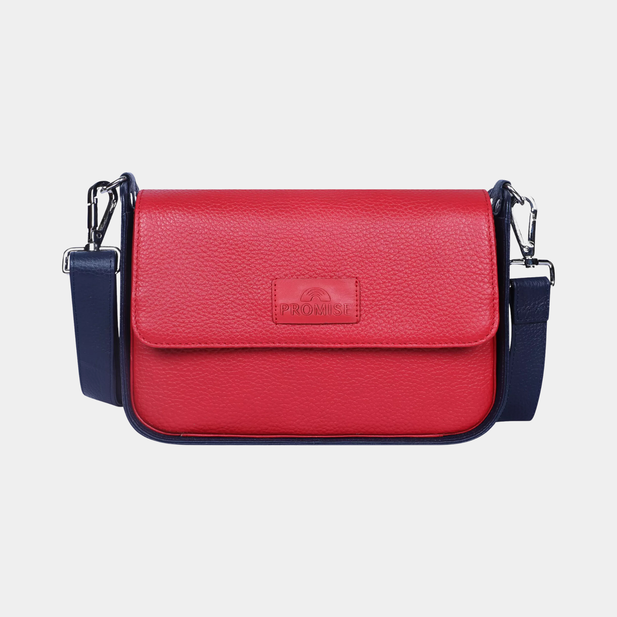 Lara Crossbody Bag - Red & Blue