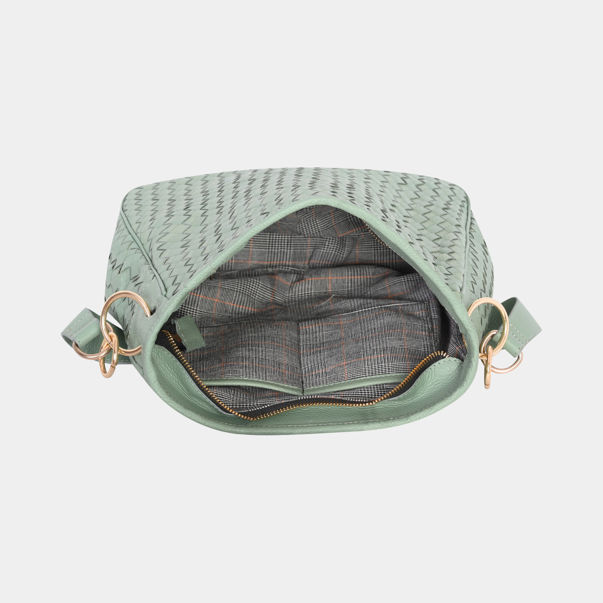 Patricia Hand Woven Green Bag