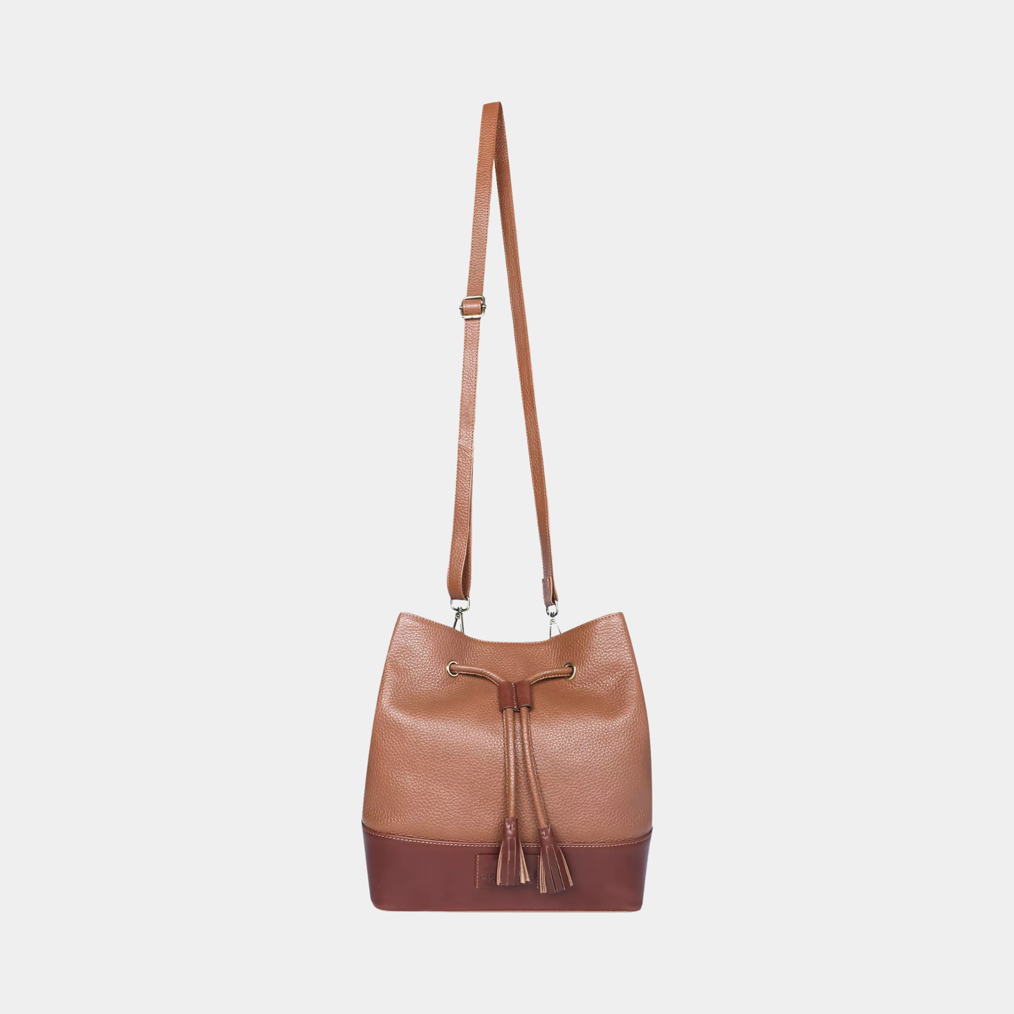 Carla Brown Drawstring Bag