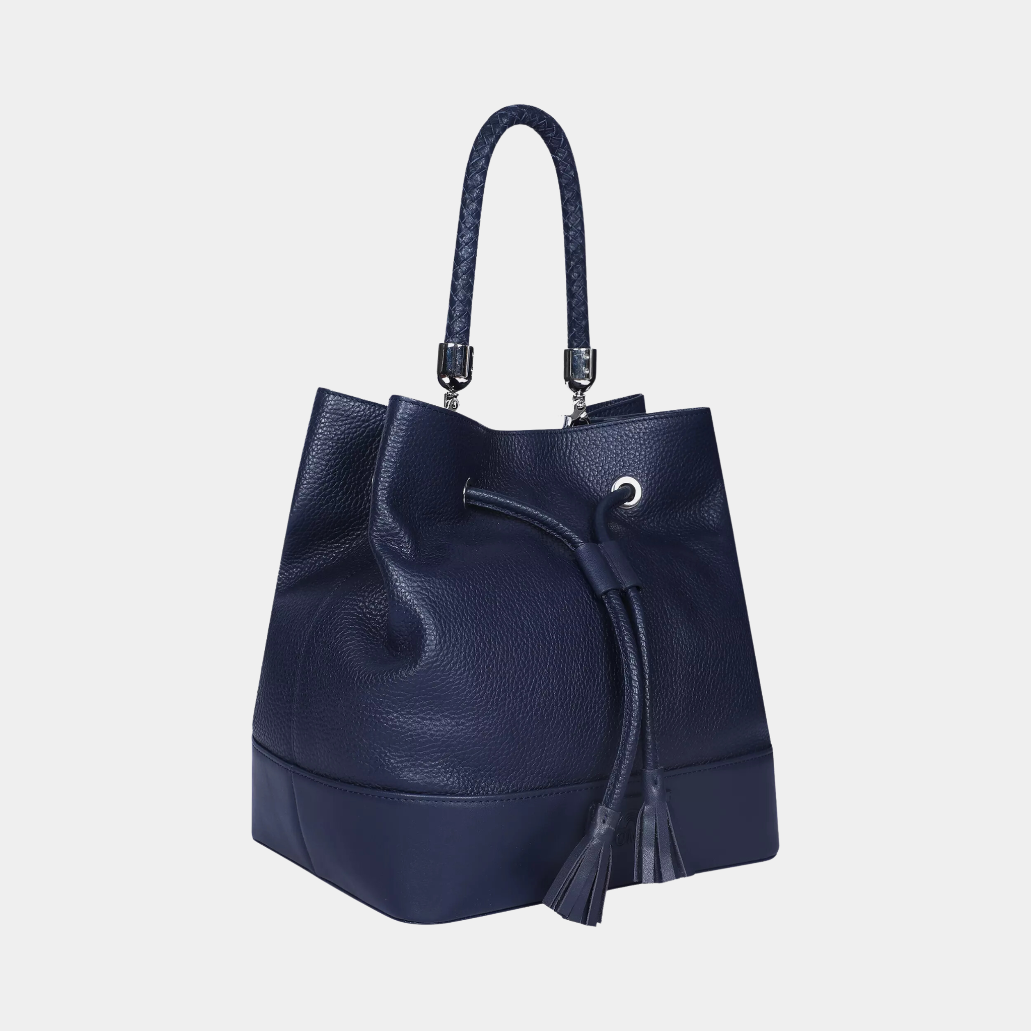 Carla Blue Drawstring Bag