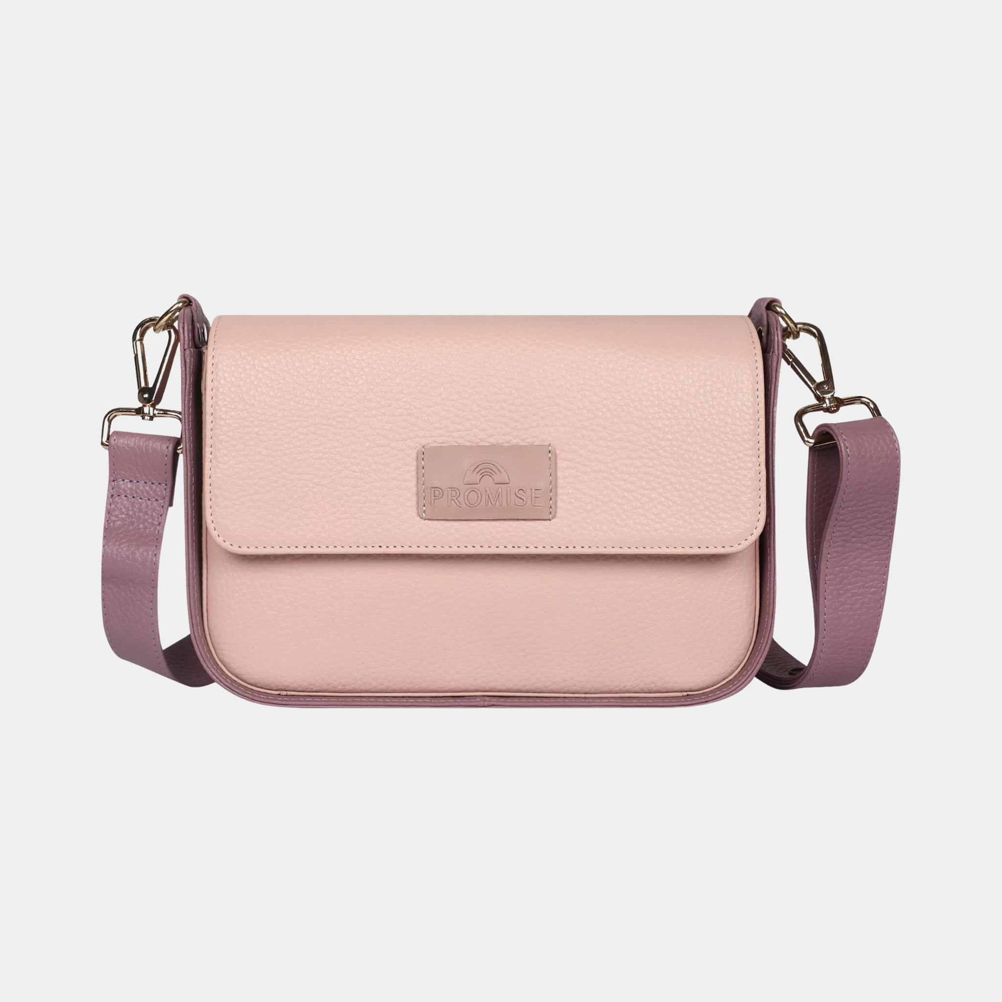 Lara Violet & Pink Crossbody Bag