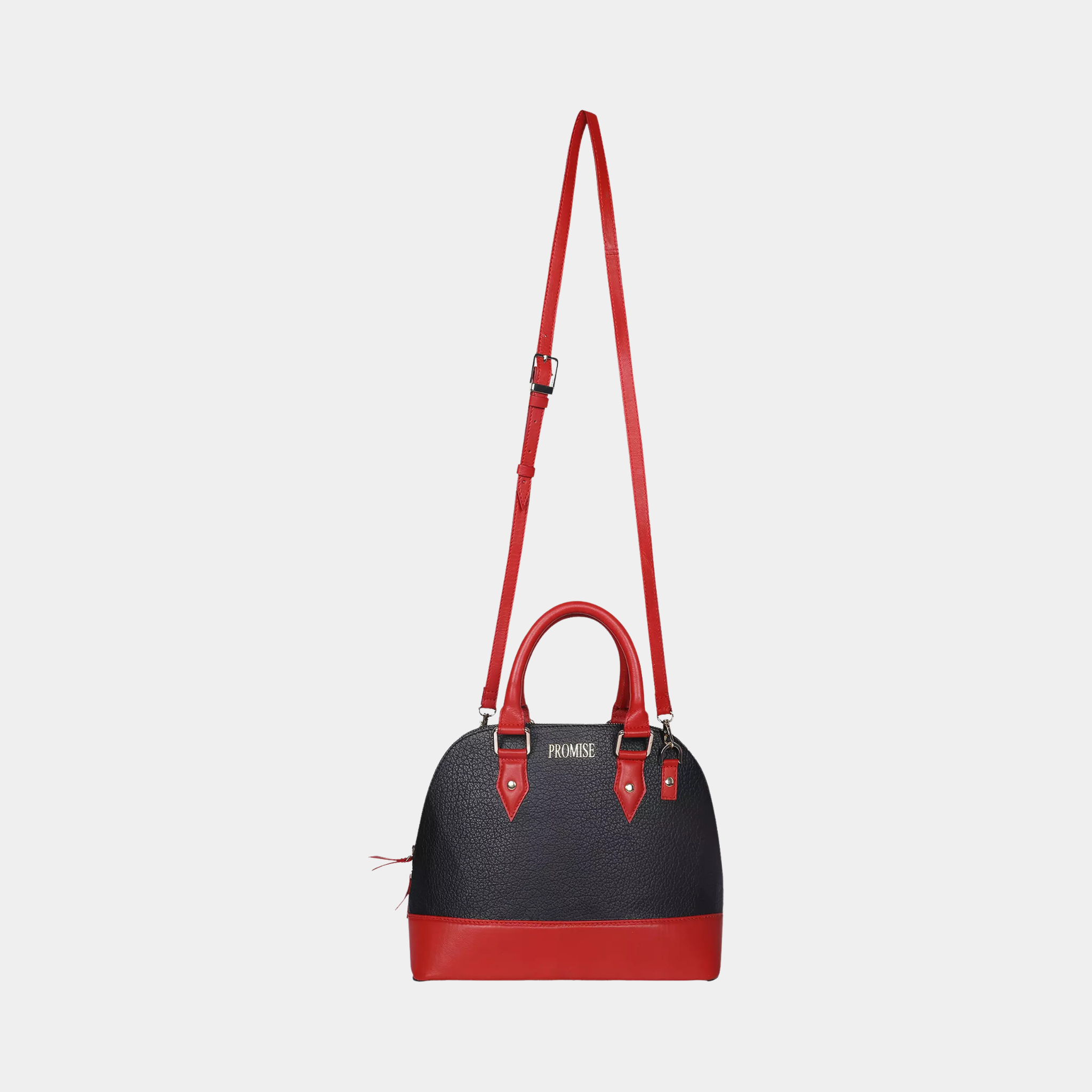 Emma Red & Black Handbag