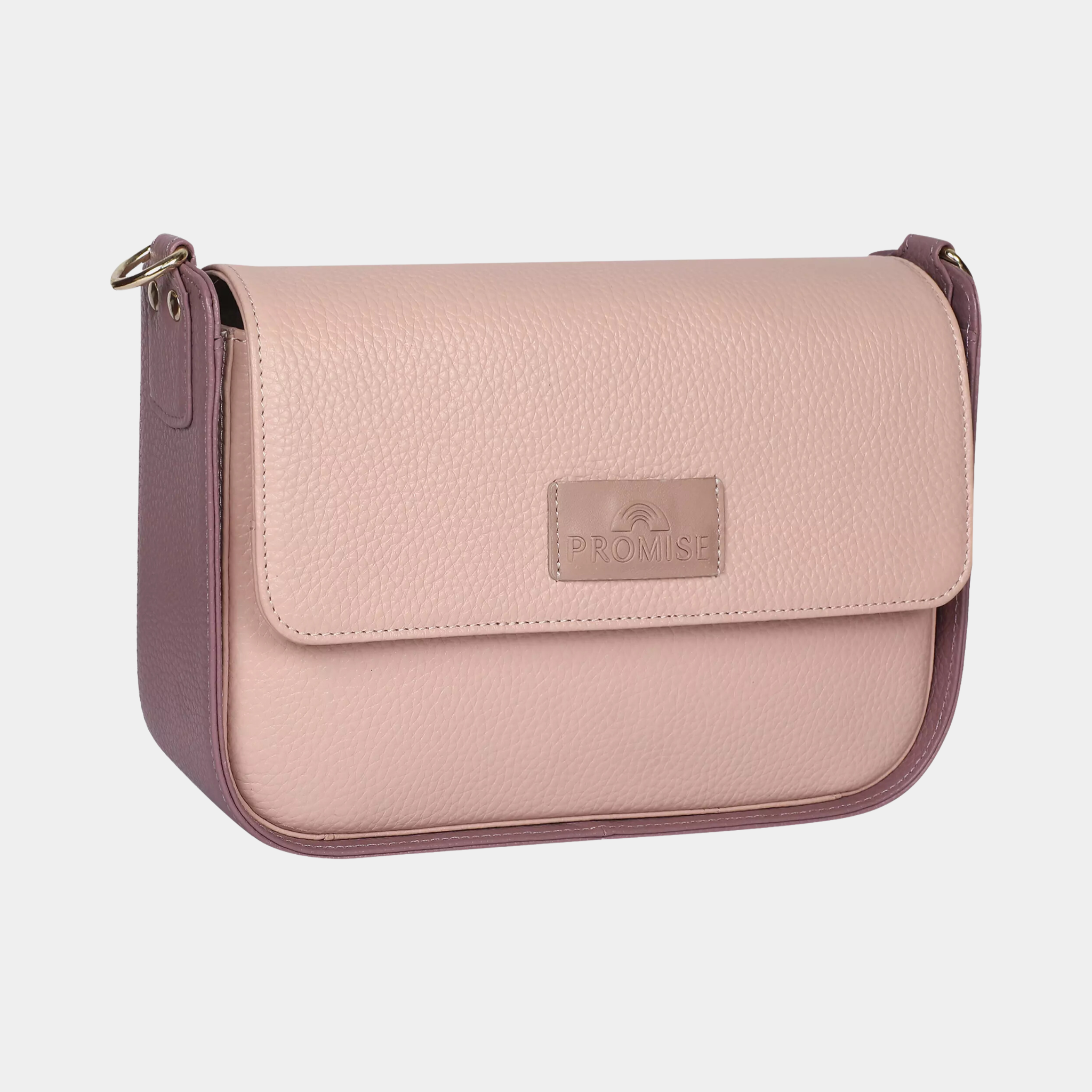 Lara Violet & Pink Crossbody Bag