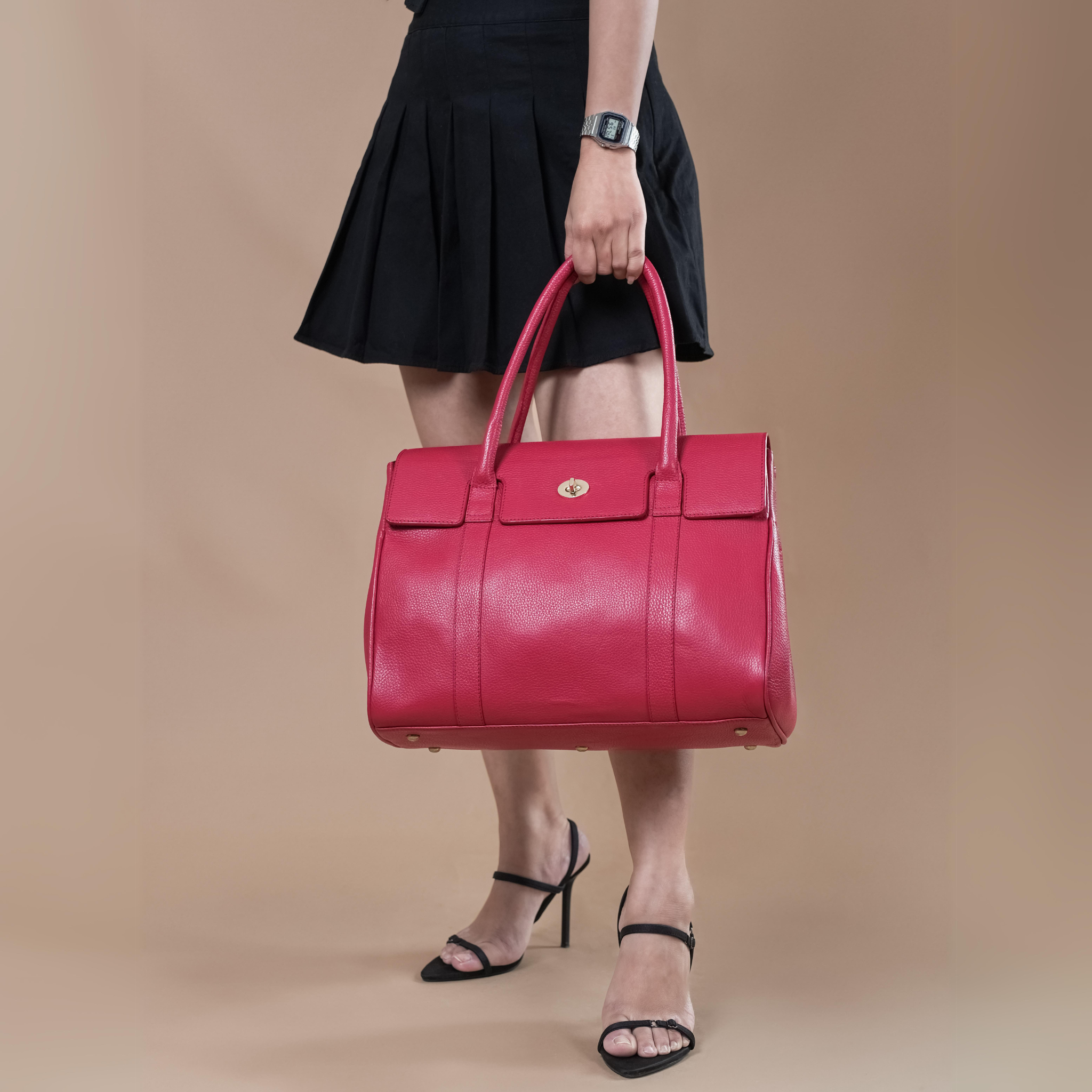 Sophia Red Handbag