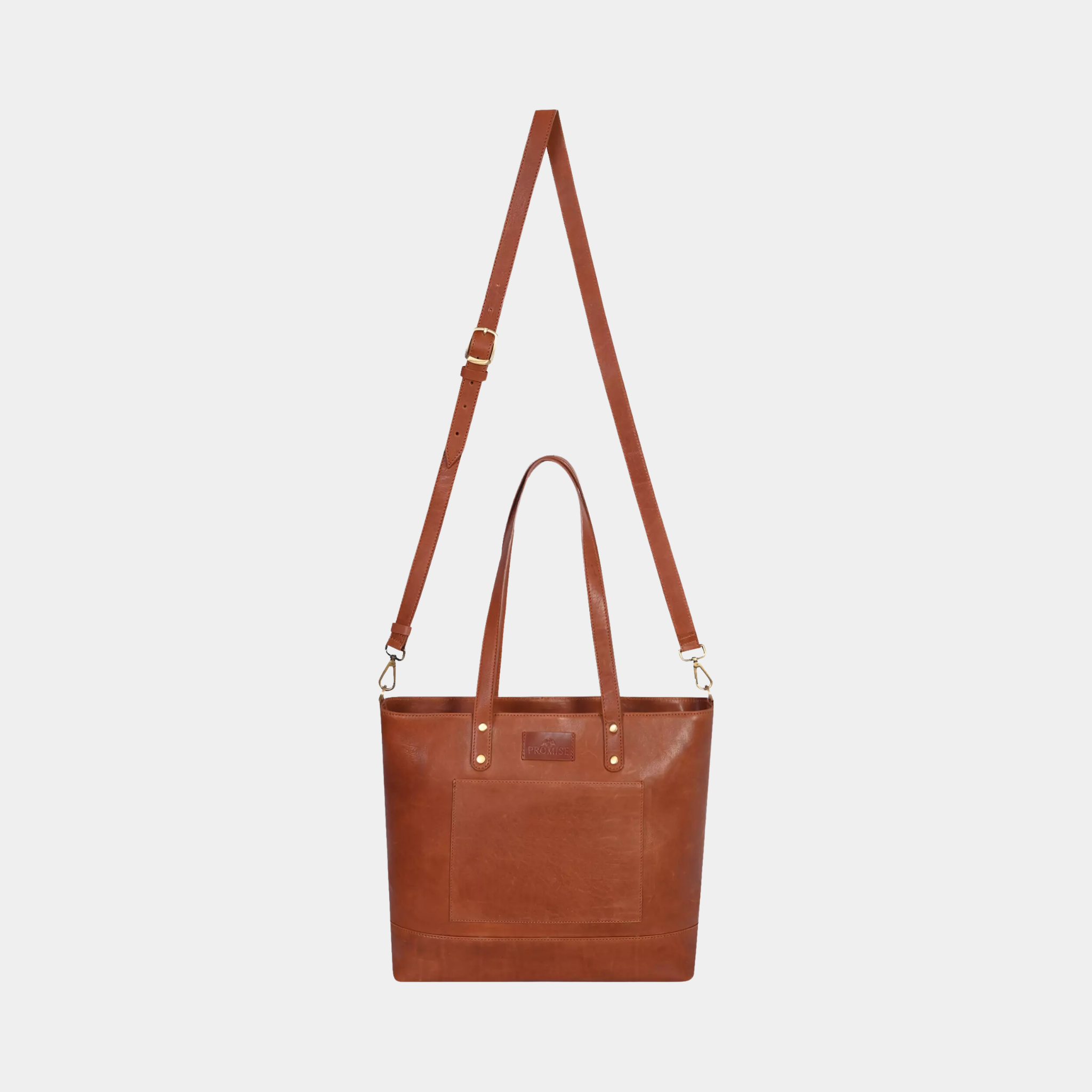 Carla Cognac Tote Bag