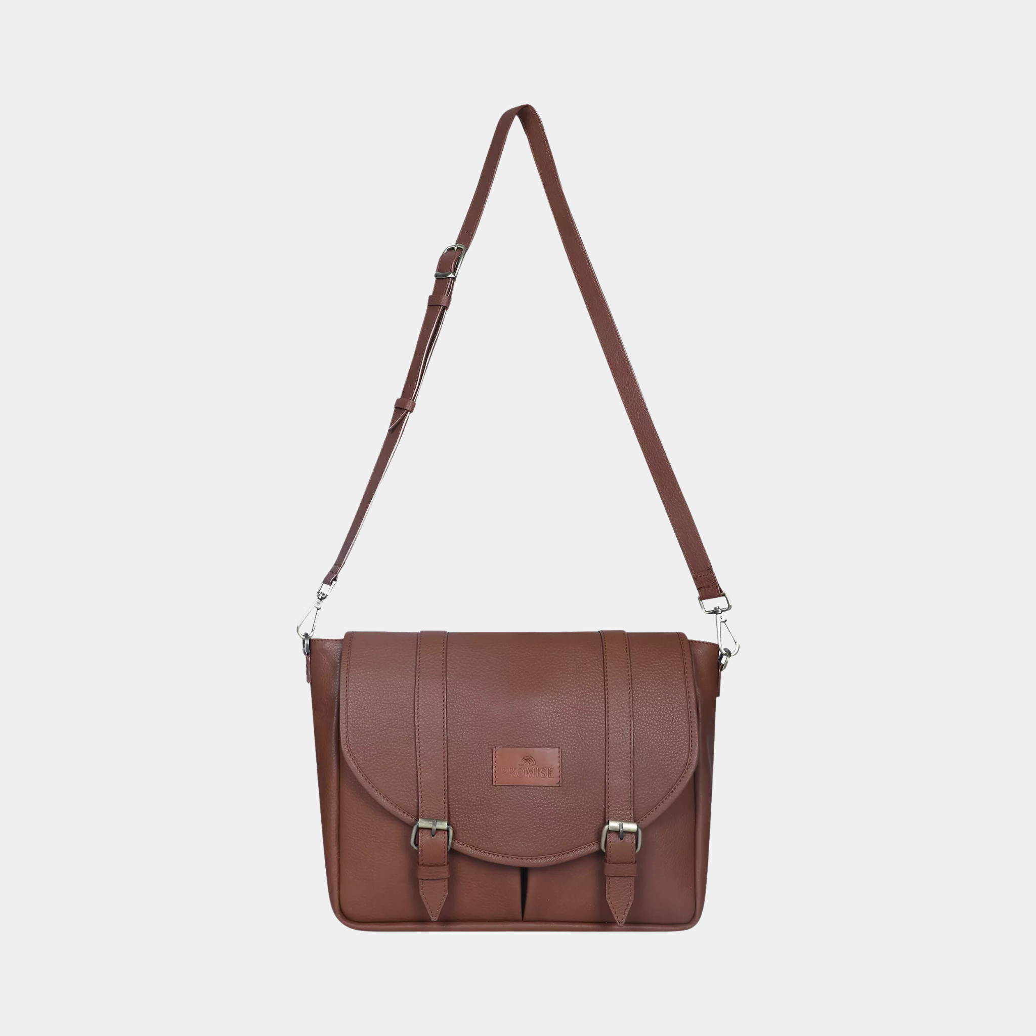 Leonie Messenger Bag - Brown