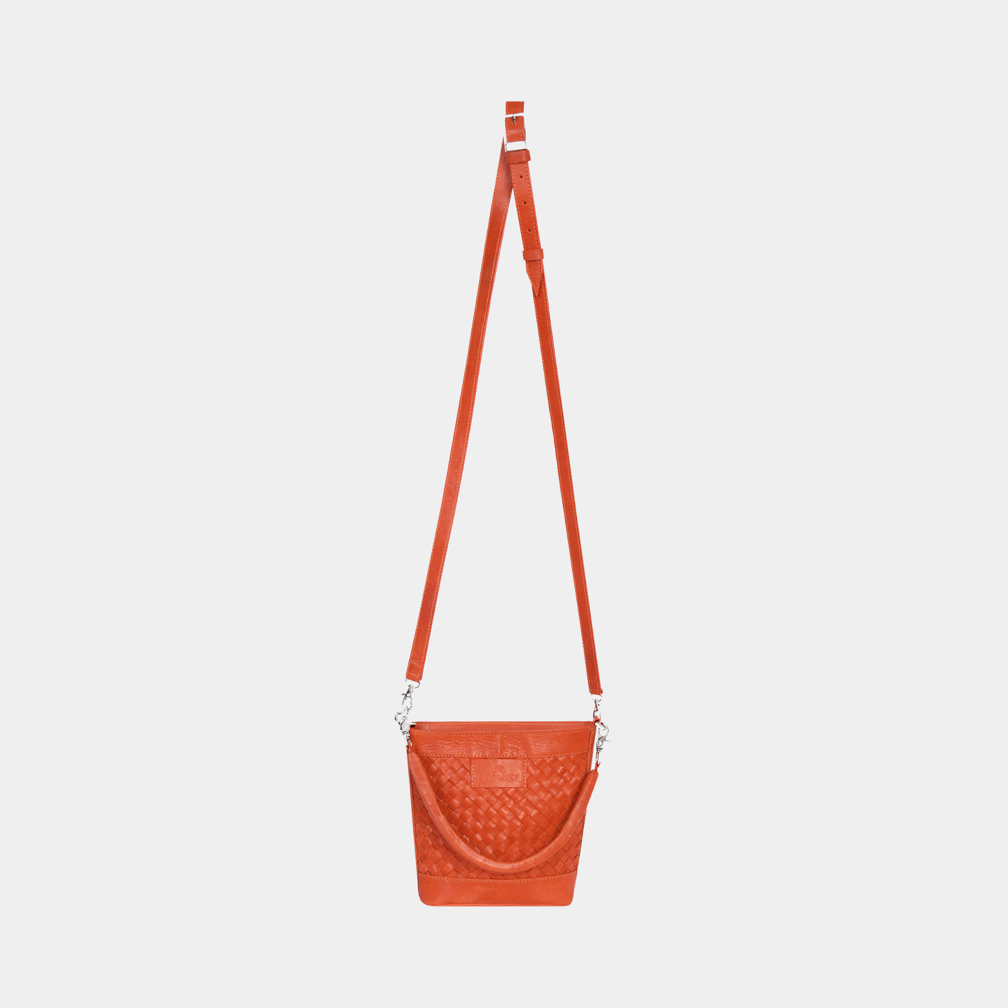 Tina Mini Brown Bucket Bag