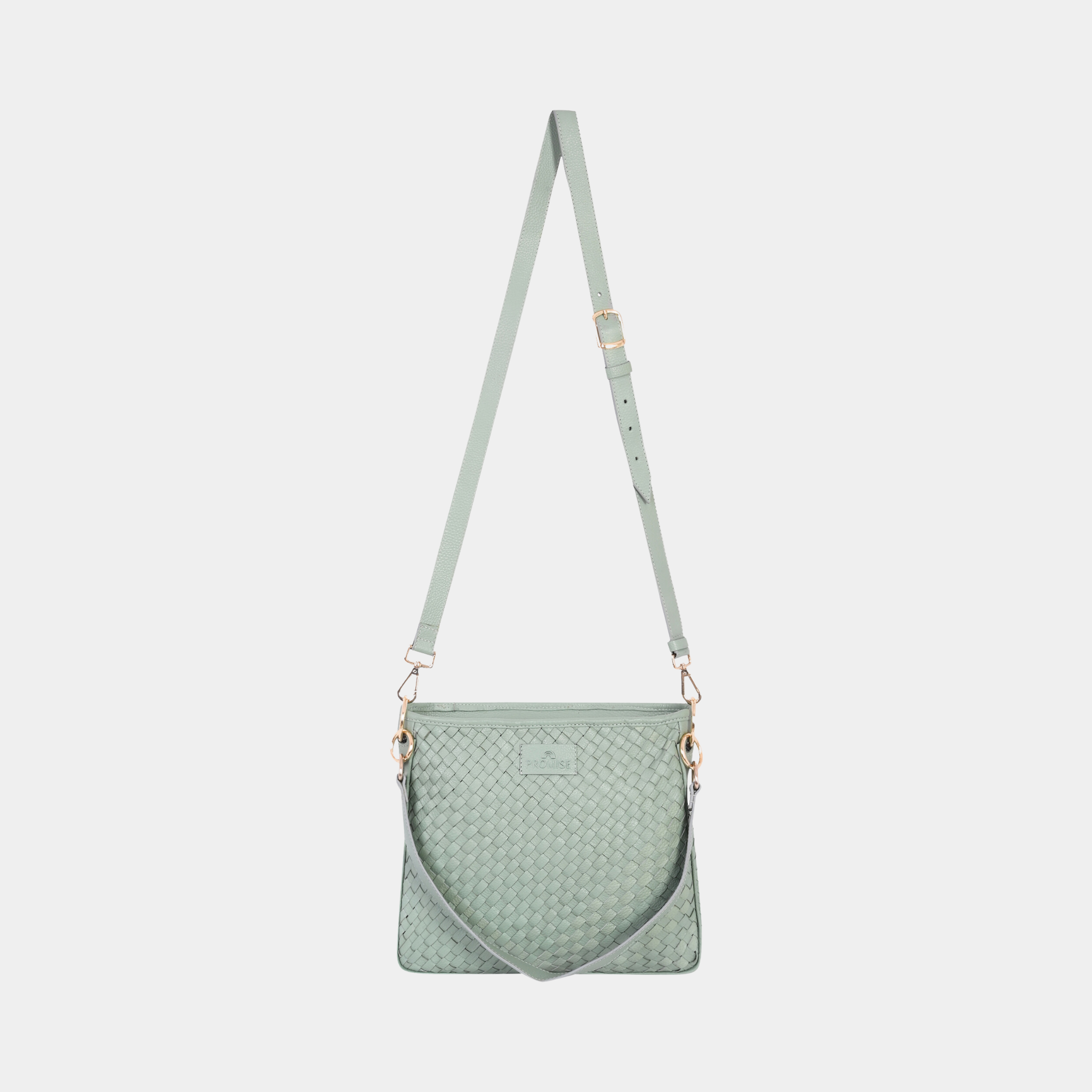 Patricia Hand Woven Green Bag