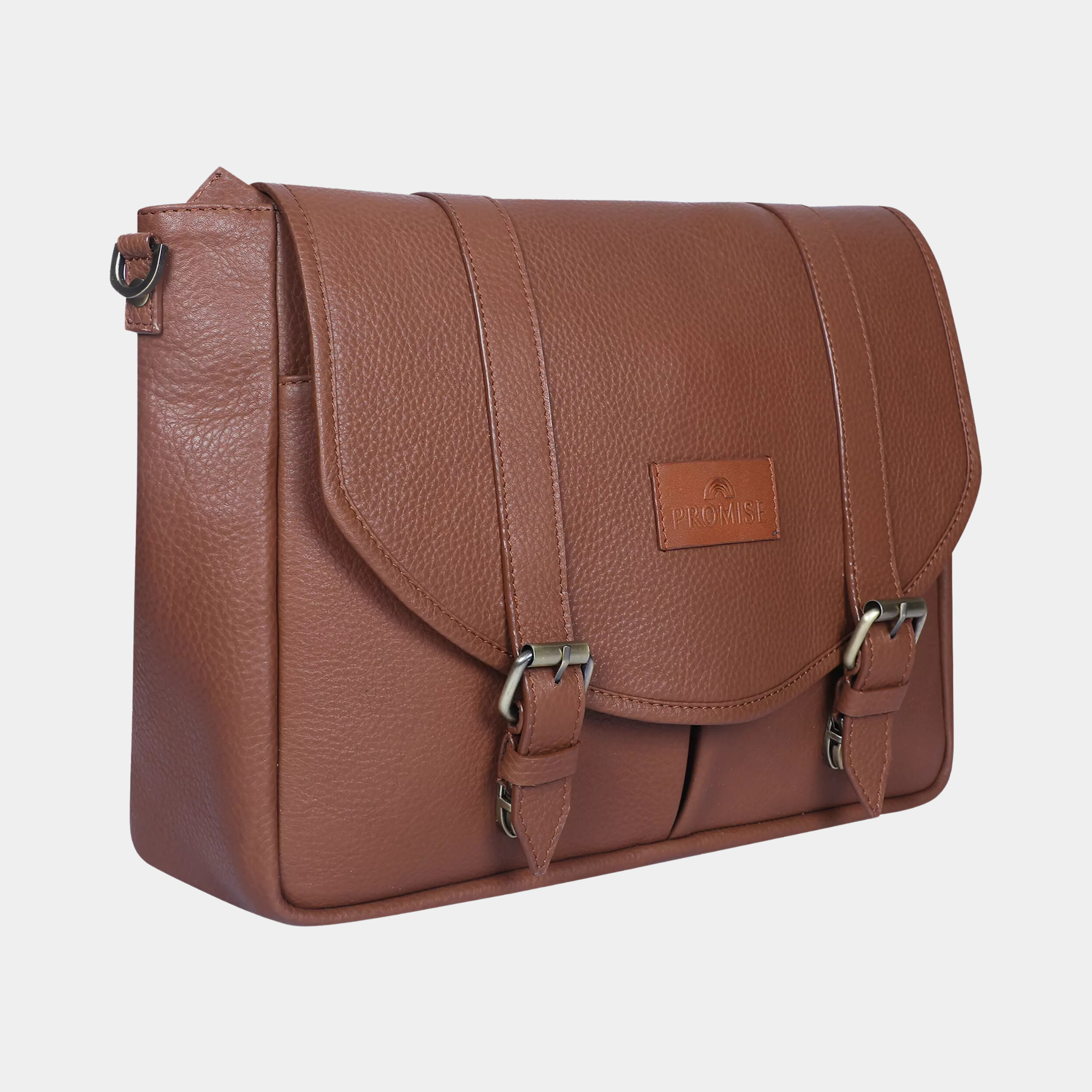 Leonie Messenger Bag - Brown