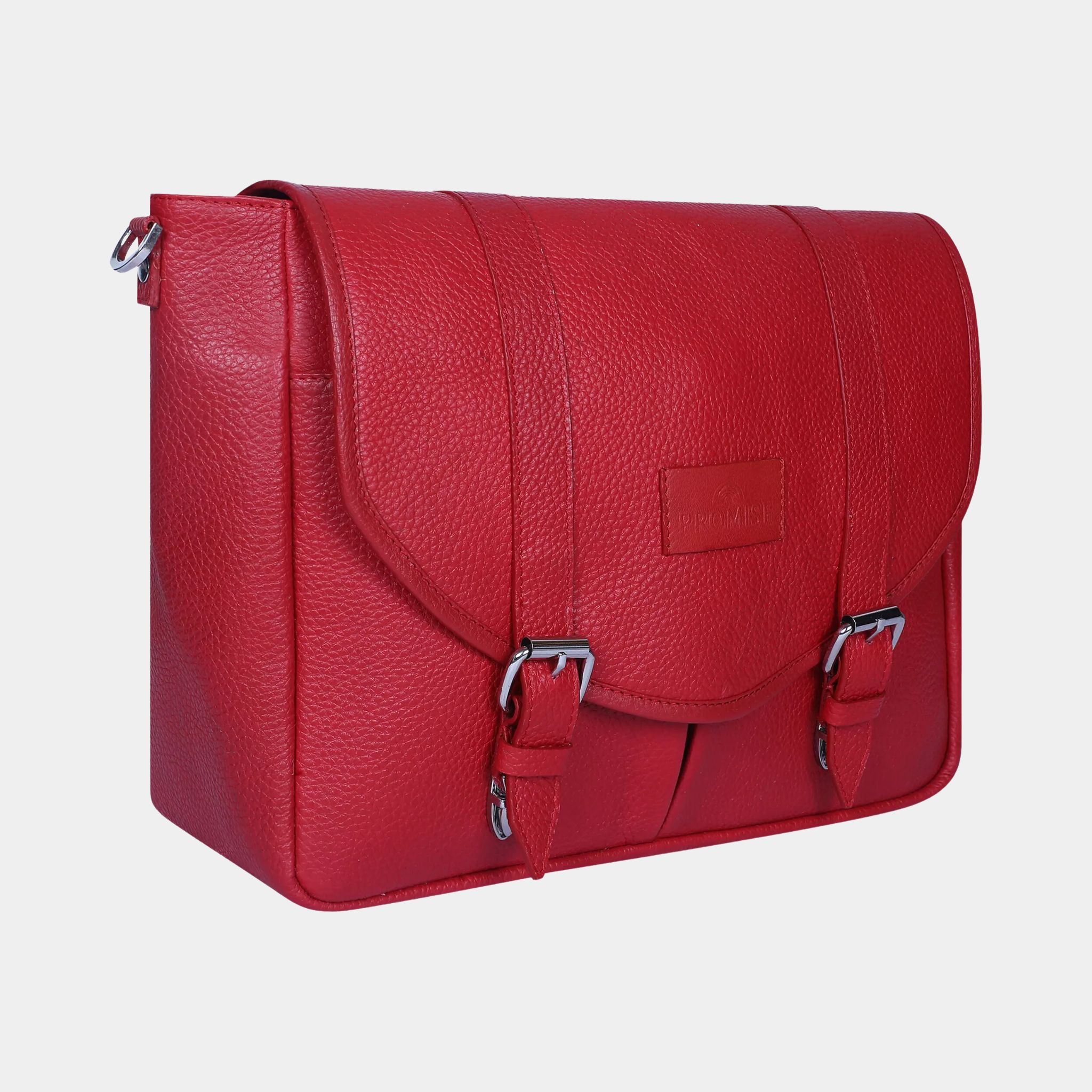 Leonie Messenger Bag - Red