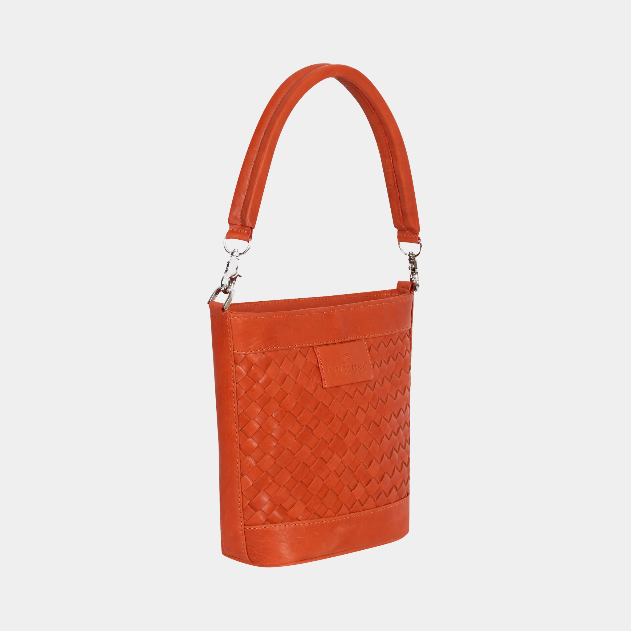 Tina Mini Brown Bucket Bag