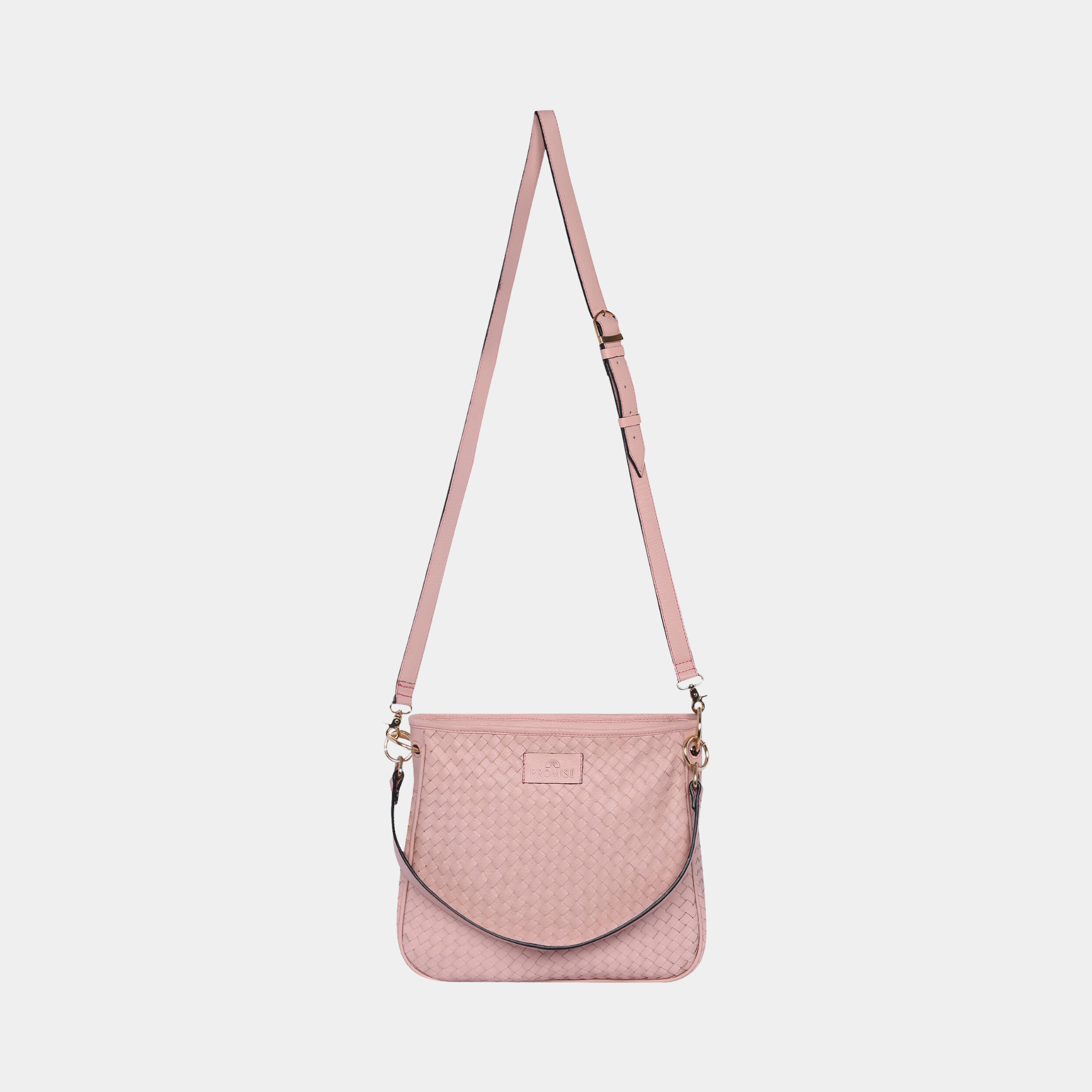 Patricia Hand Woven Light Pink Bag