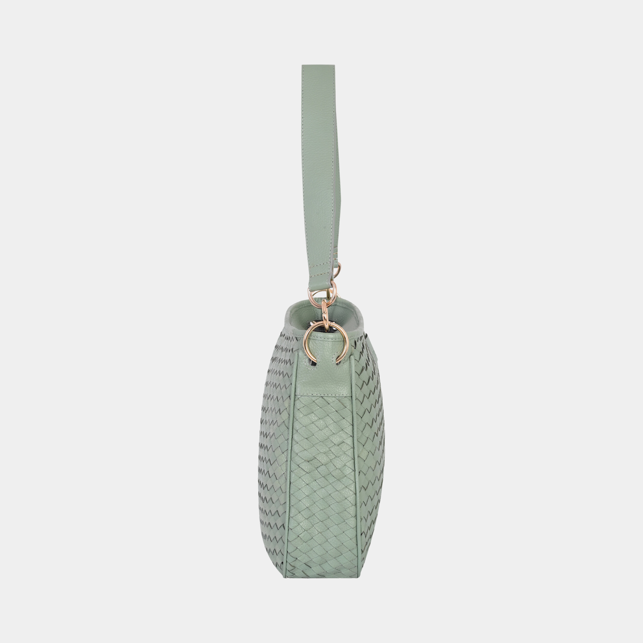 Patricia Hand Woven Green Bag