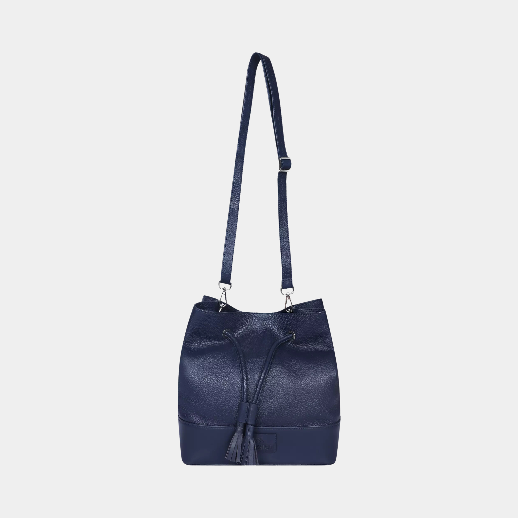 Carla Blue Drawstring Bag