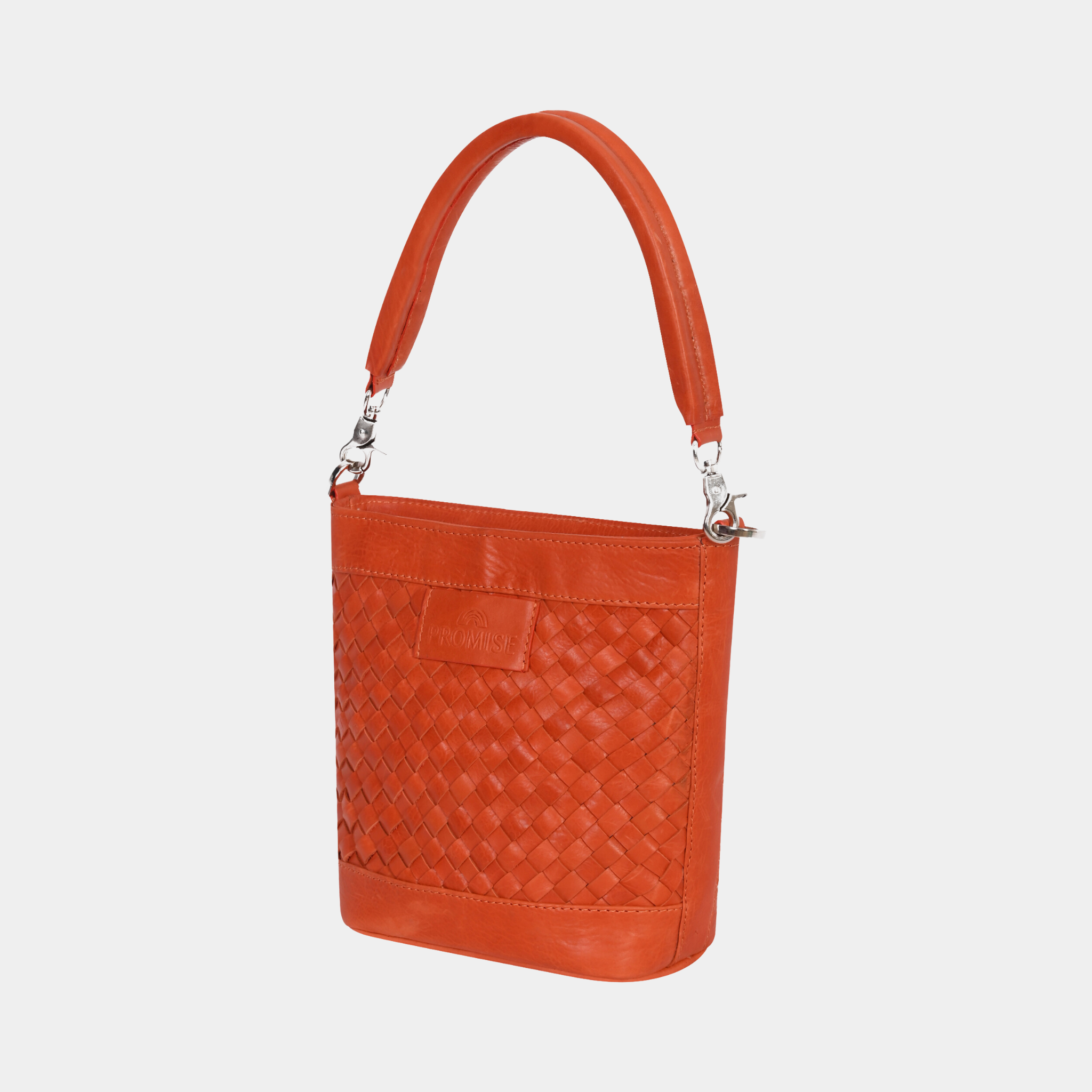 Tina Mini Brown Bucket Bag