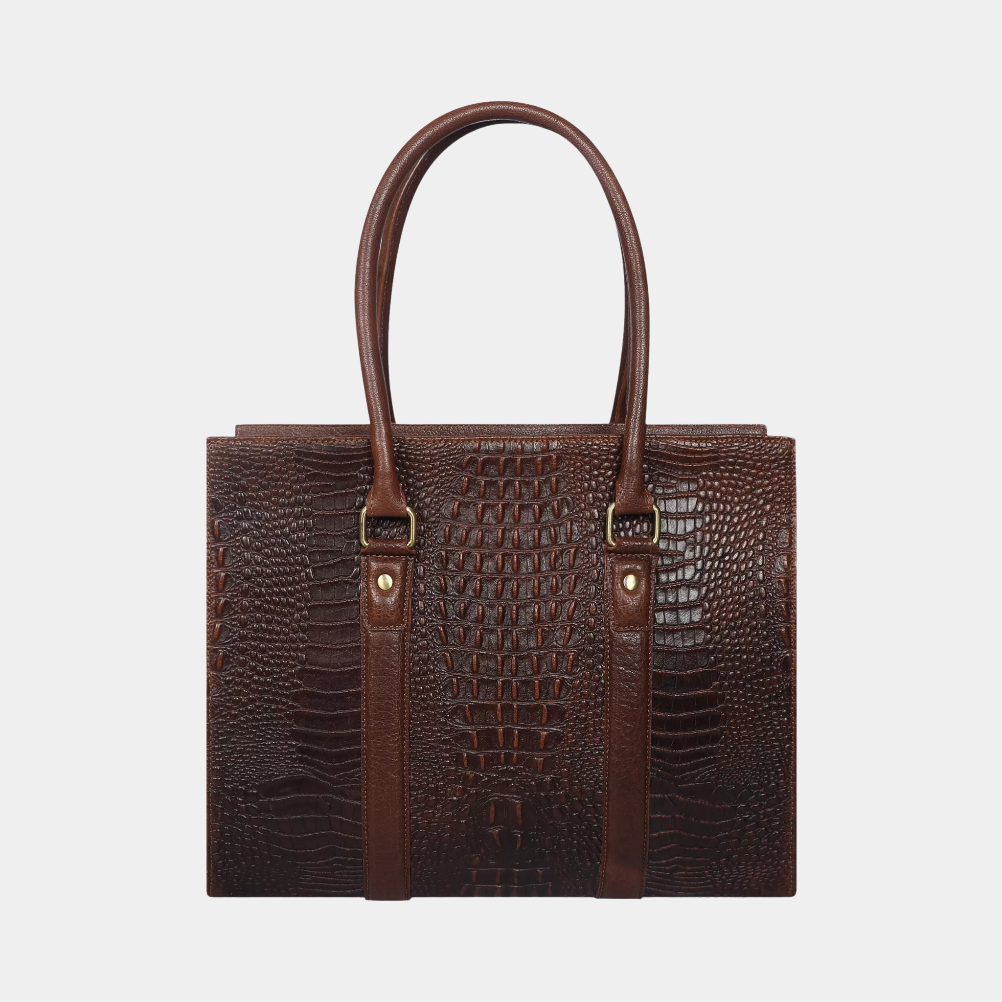 Jocelyn Crocodile Printed Handbag