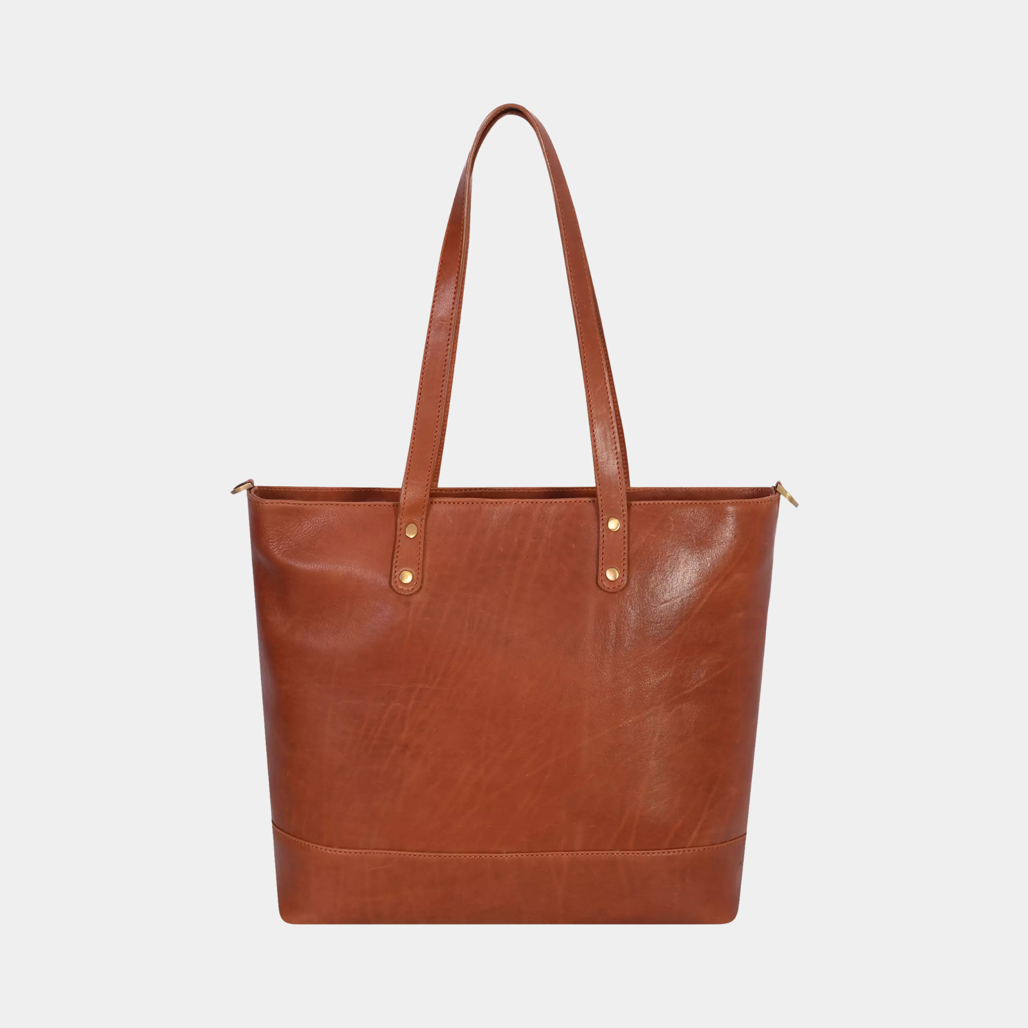 Carla Tote Bag - Cognac