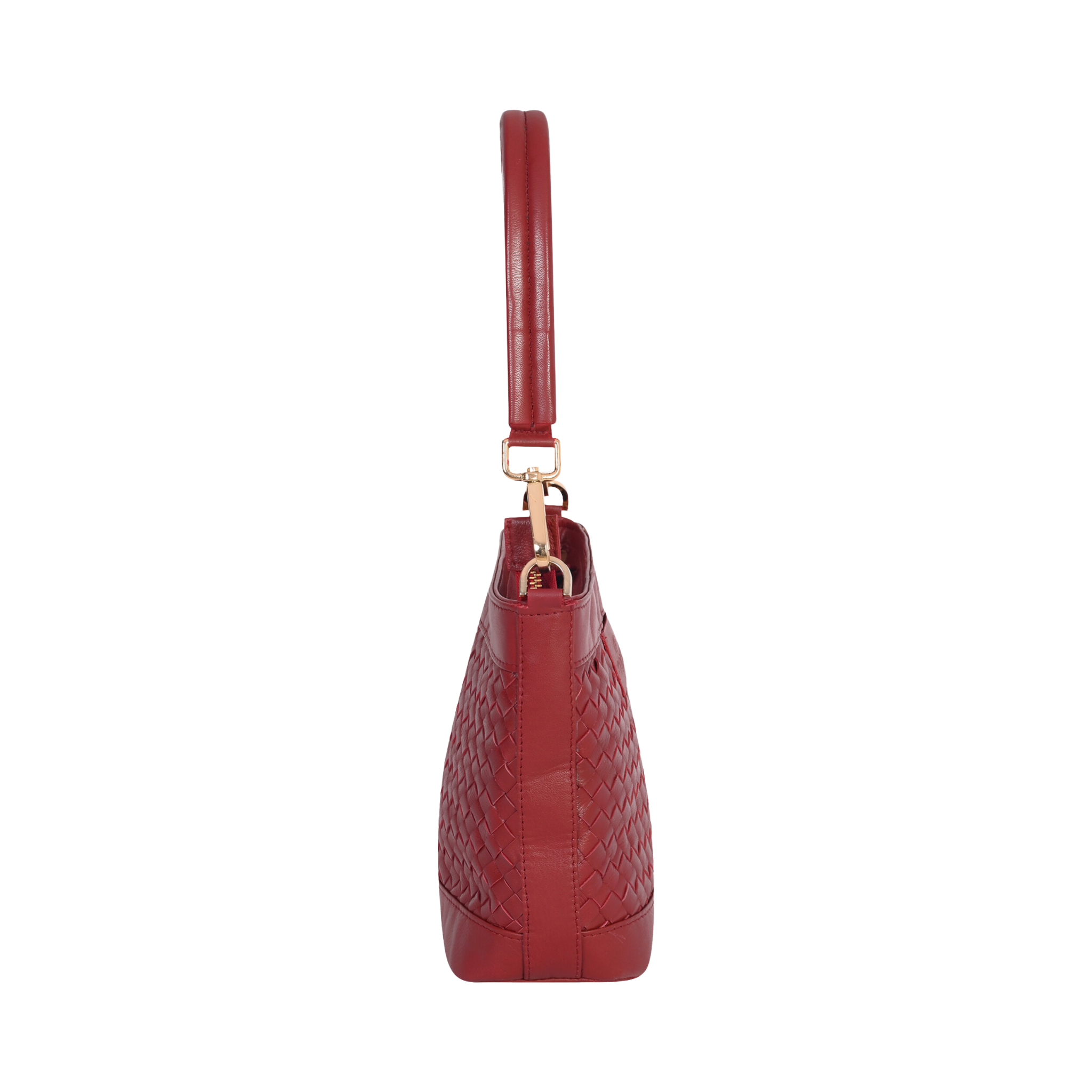 Tina Mini Maroon Bucket Bag