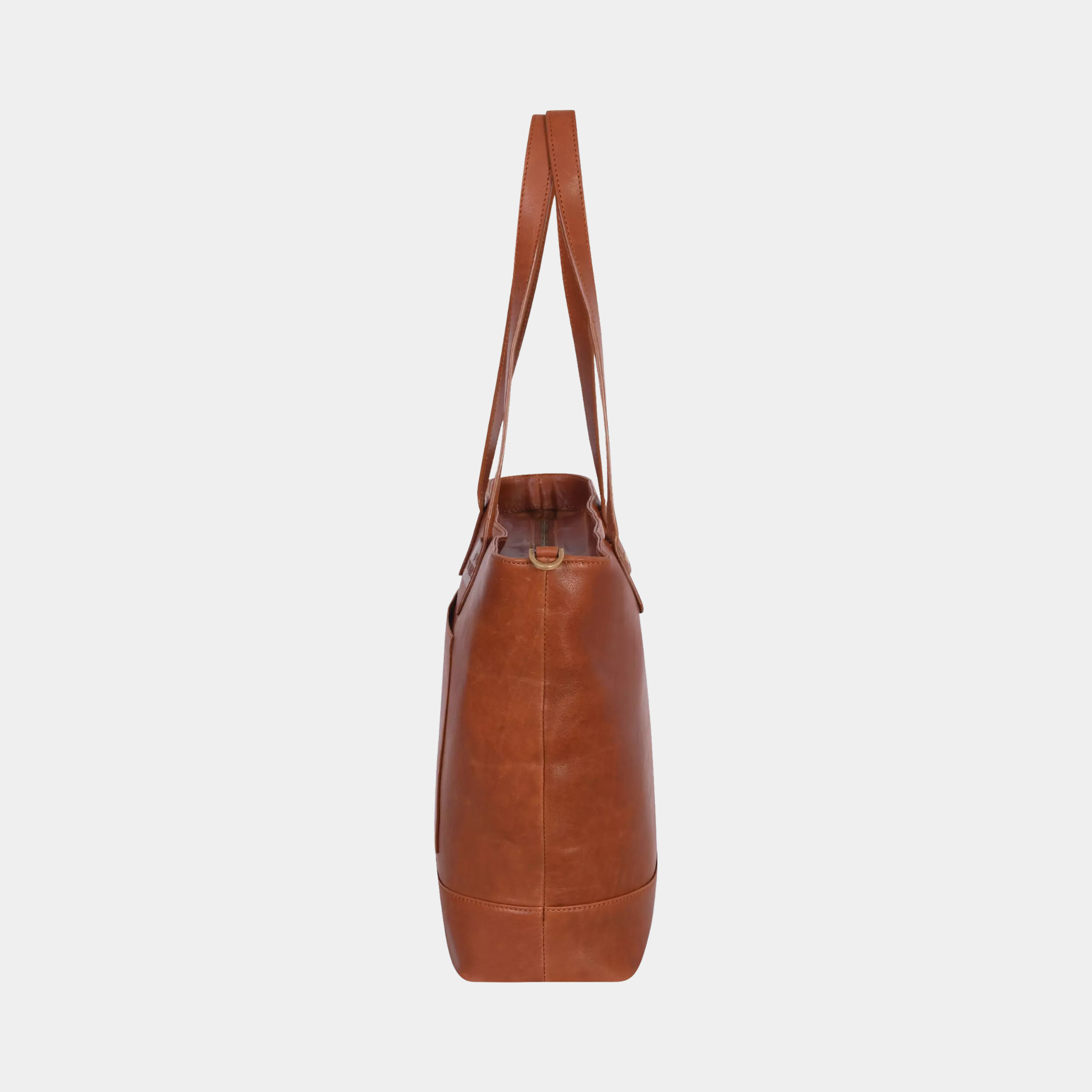 Carla Cognac Tote Bag