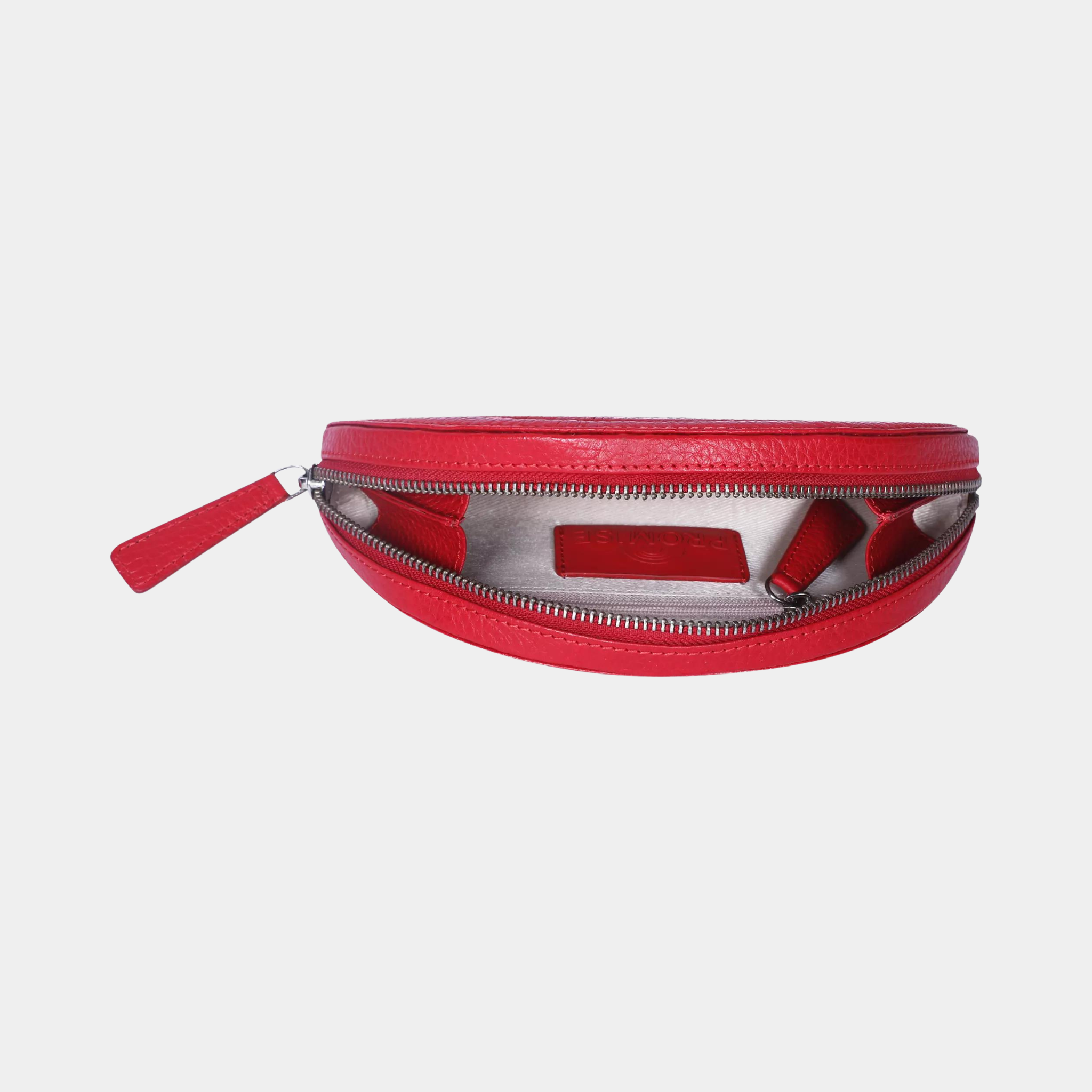 Kathy Red Halfmoon Shape Pouch