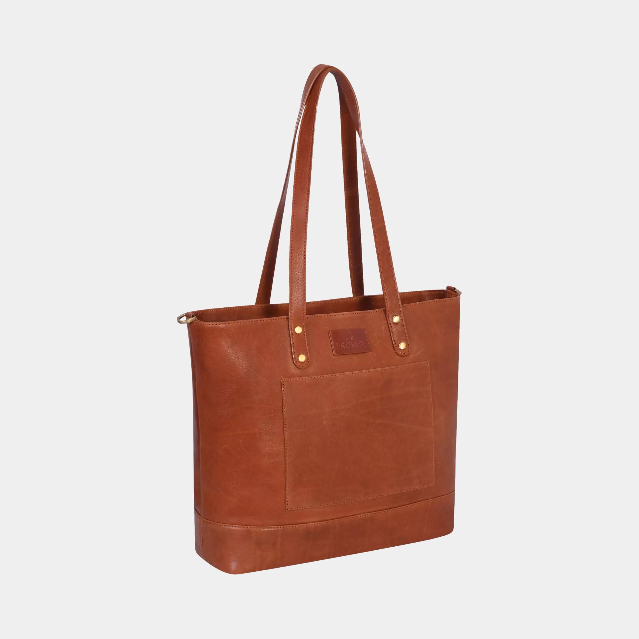 Carla Cognac Tote Bag