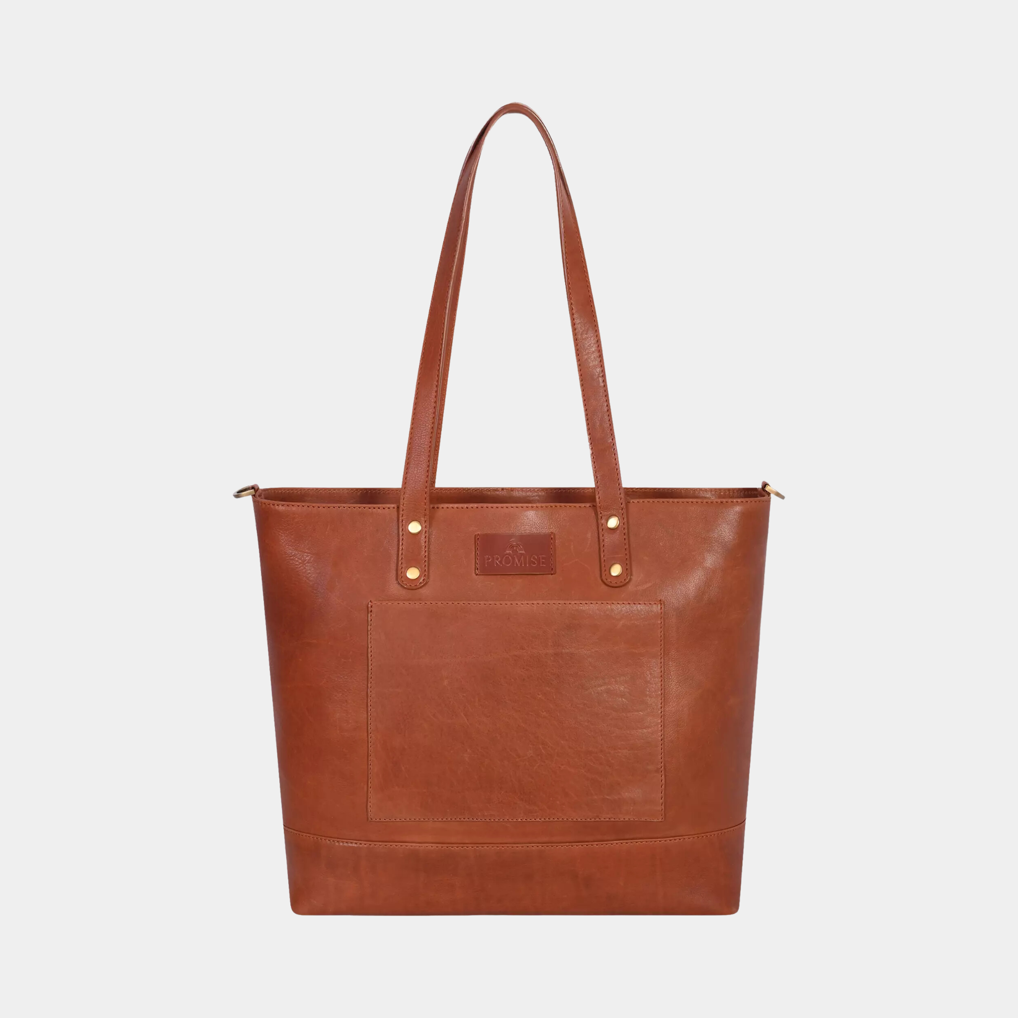 Carla Tote Bag - Cognac