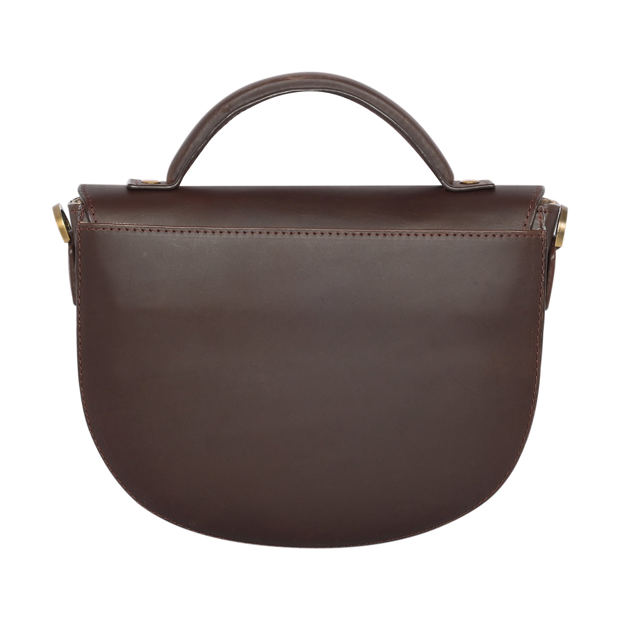 Julie Twisted Bag - Dark Brown