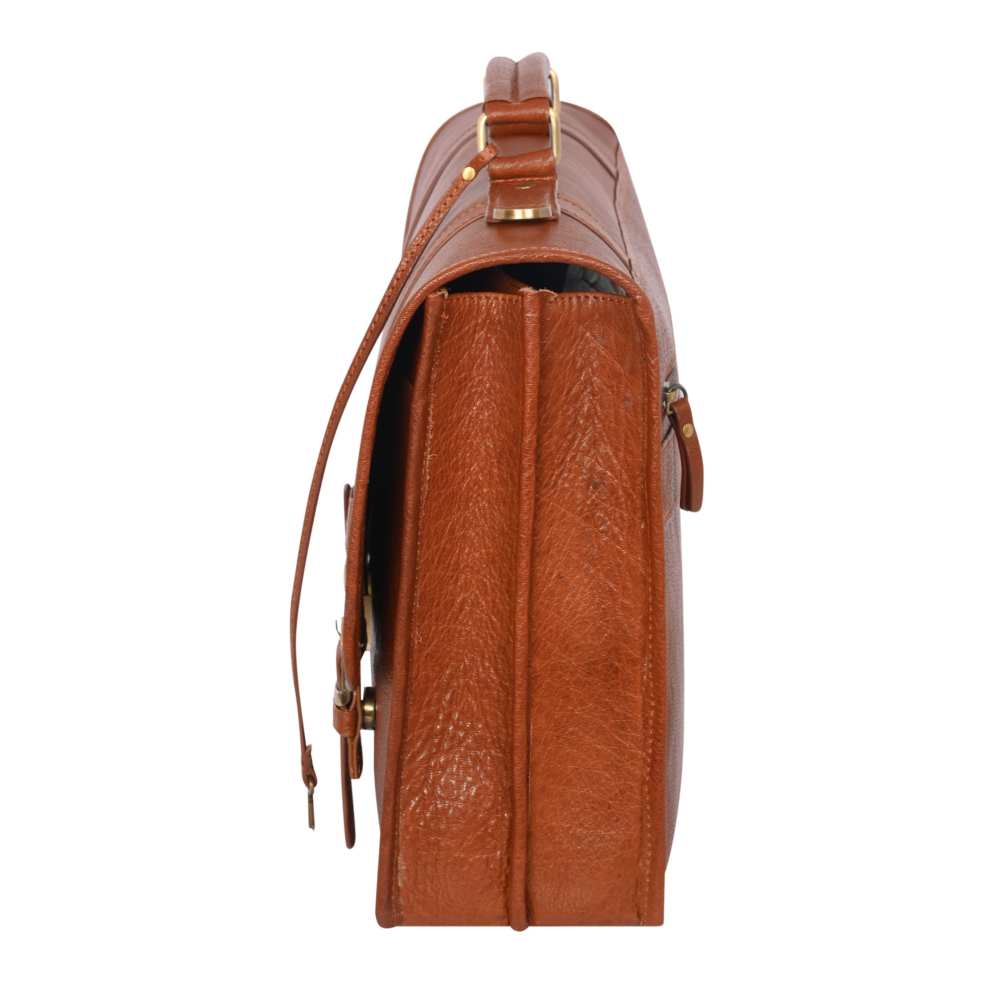 Paul Laptop Briefcase - Cognac