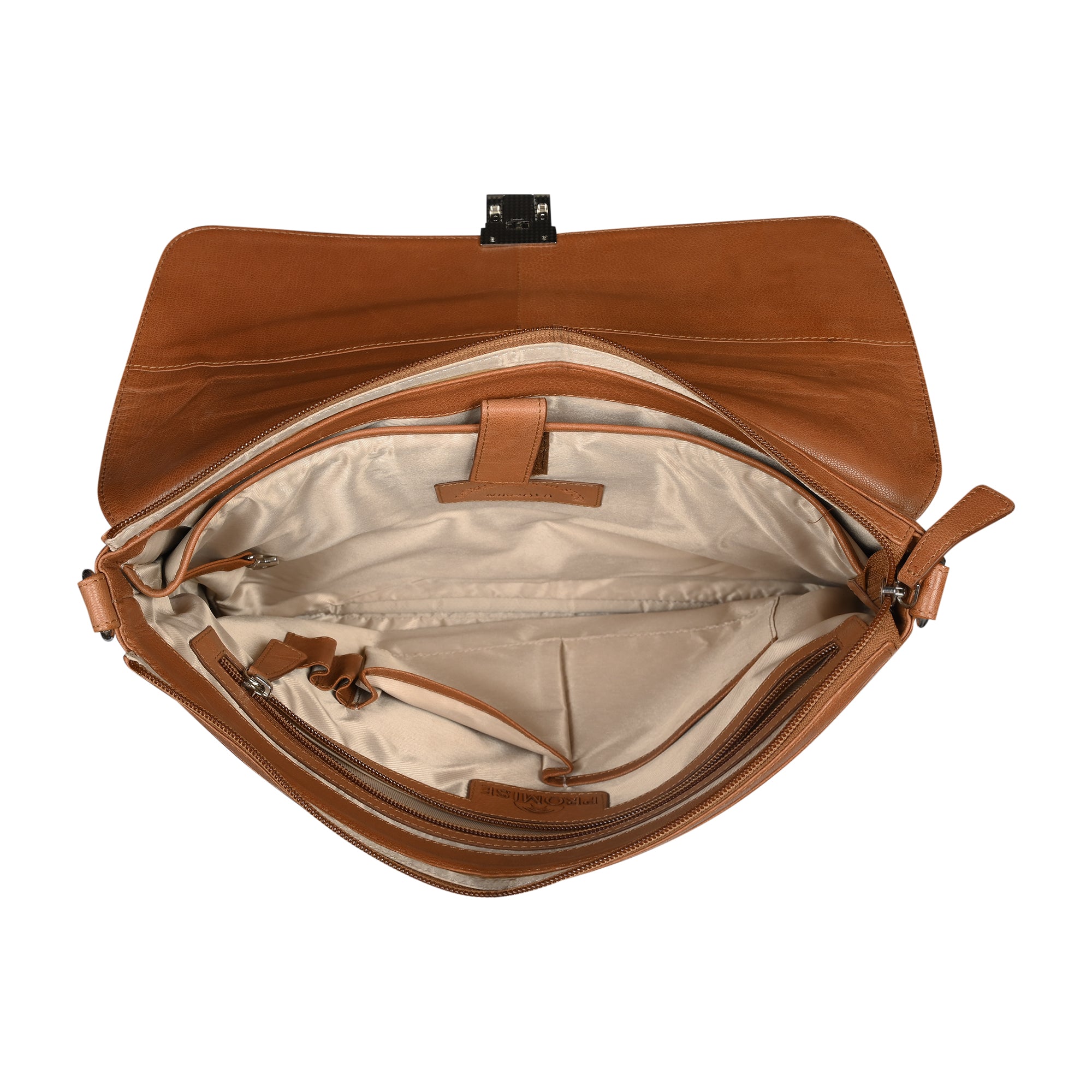 Louis Laptop Bag - Cognac