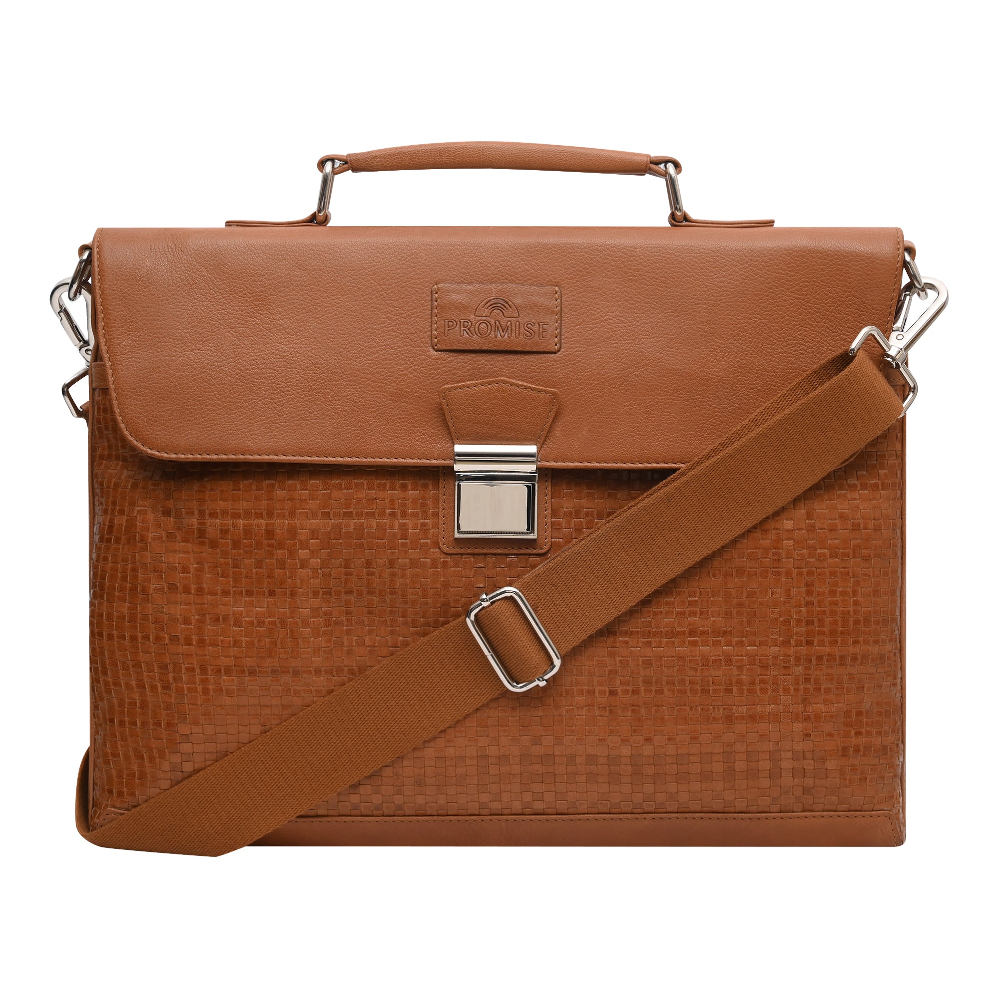 Louis Laptop Bag - Cognac