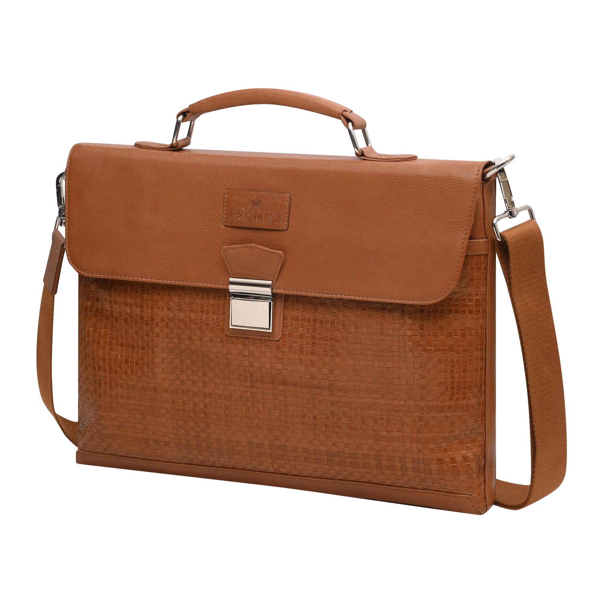 Louis Laptop Bag - Cognac