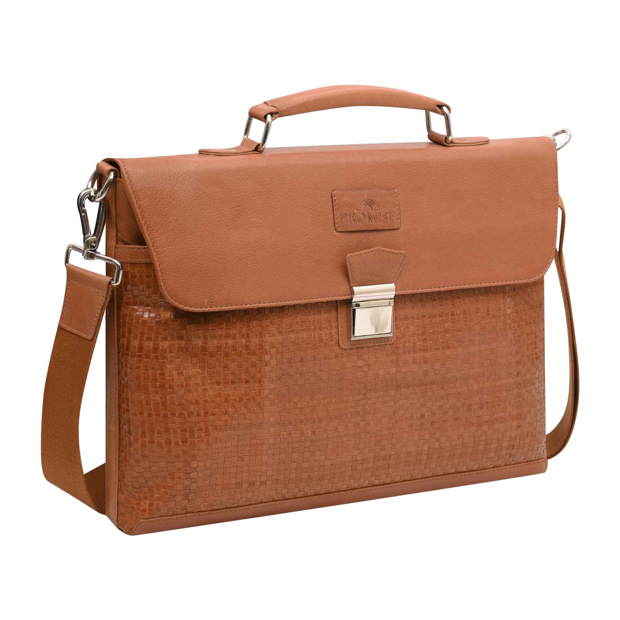 Louis Laptop Bag - Cognac