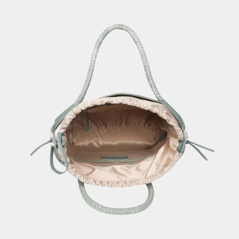 Lyla Handbag - Dark & Light Green