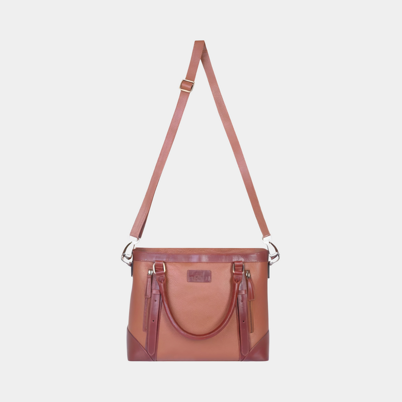 Lynda Handbag - Tan & Brown