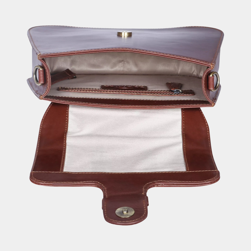 Helen Crossbody Bag - Brown